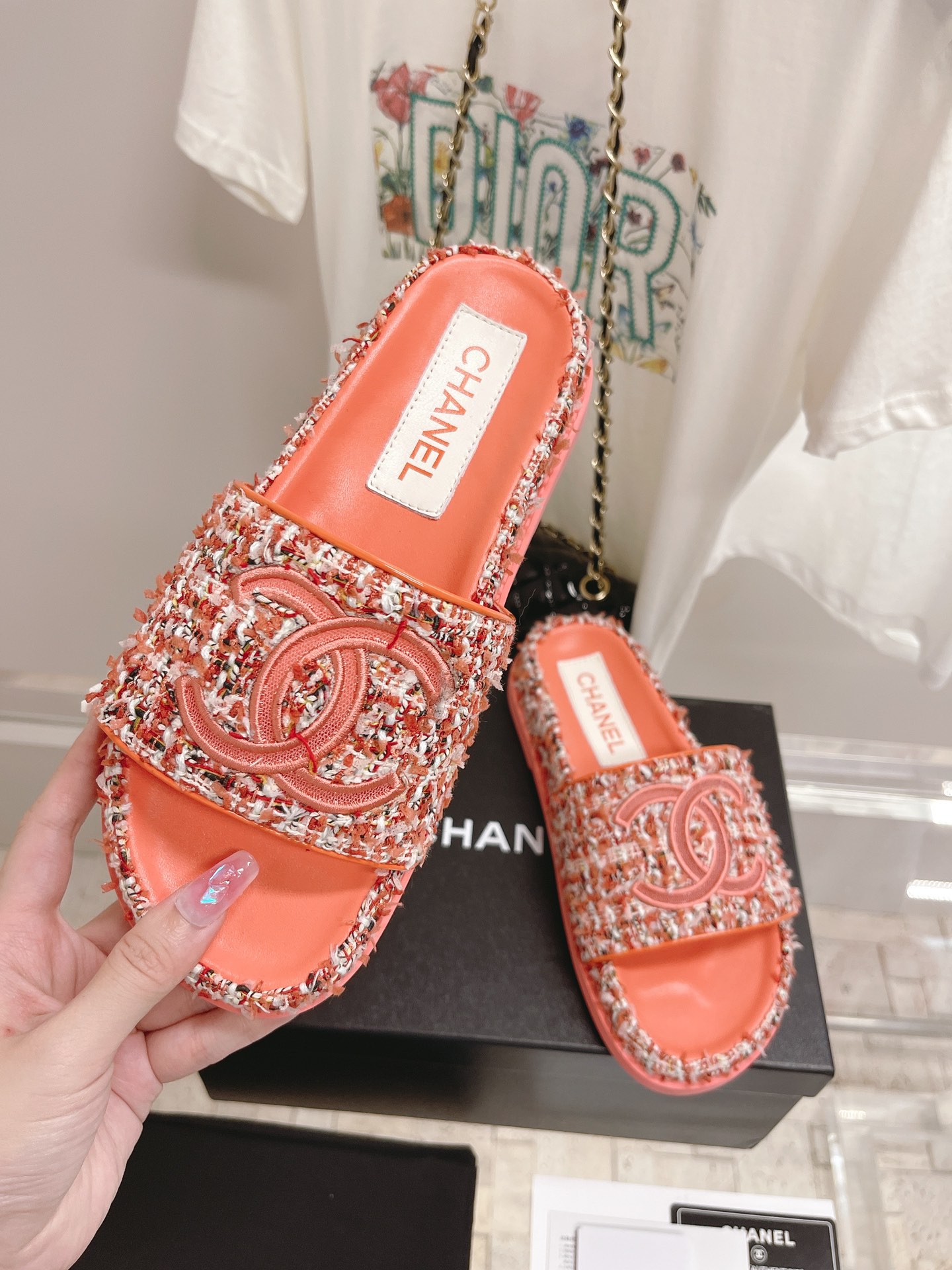 Women C*hanel Top Sandals