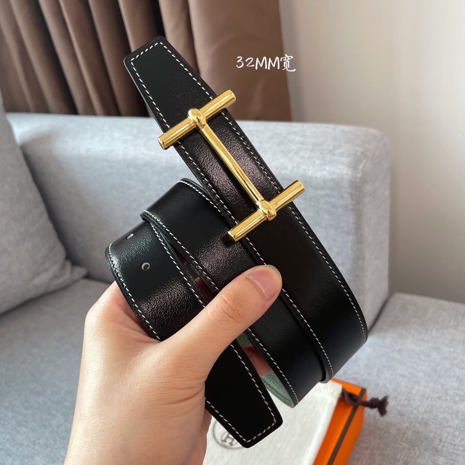 H*ermes Belts Top Quality 3.2CM