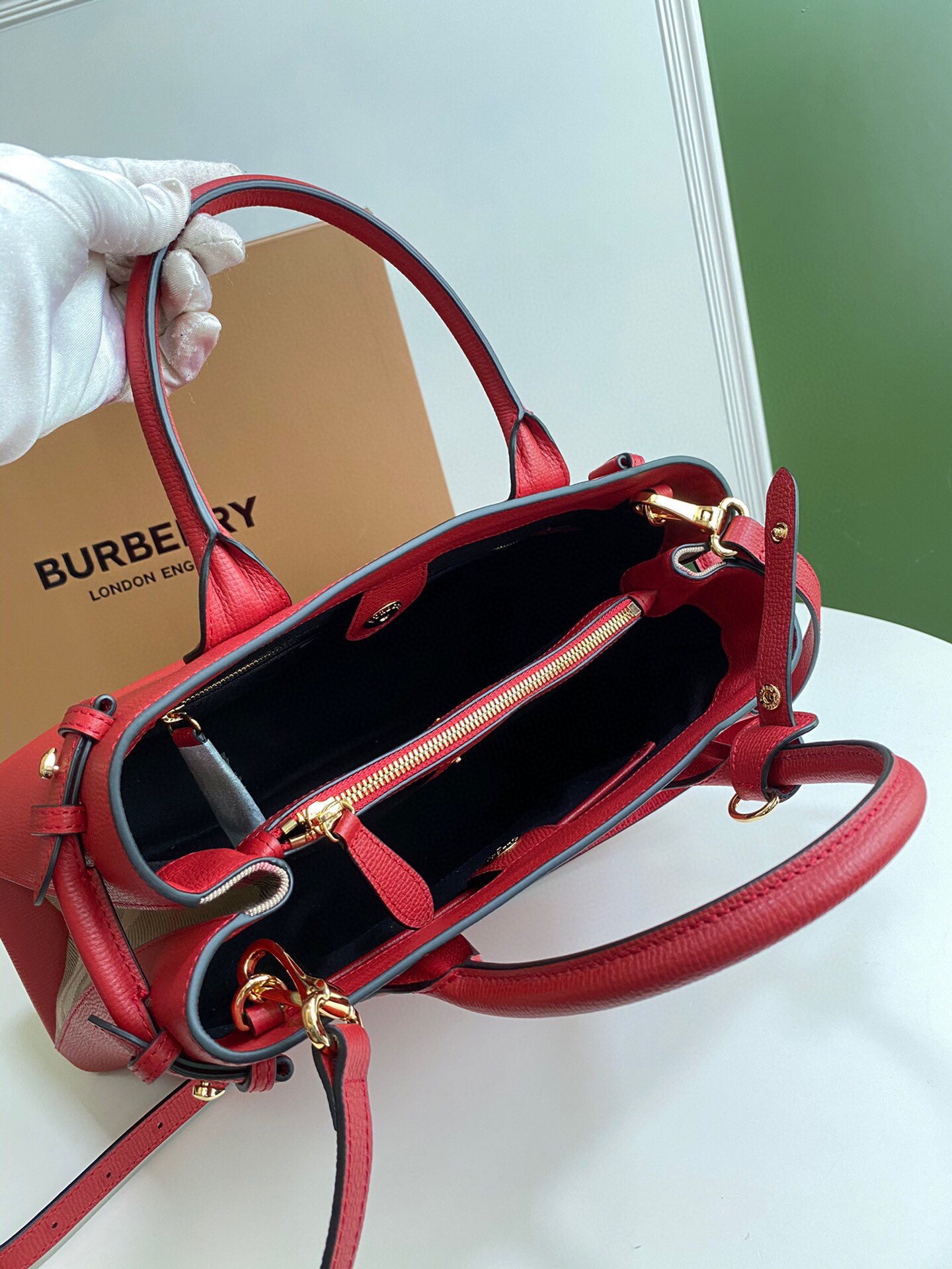 B*urberry Bag Top Quality 34 x 16 x 25cm