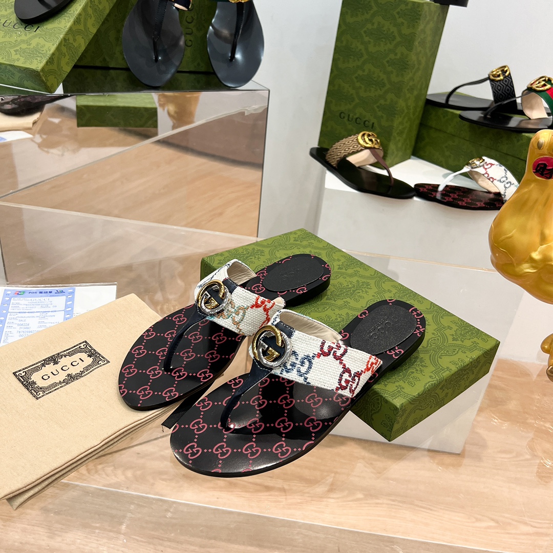 Men Women G*ucci Top Sandals