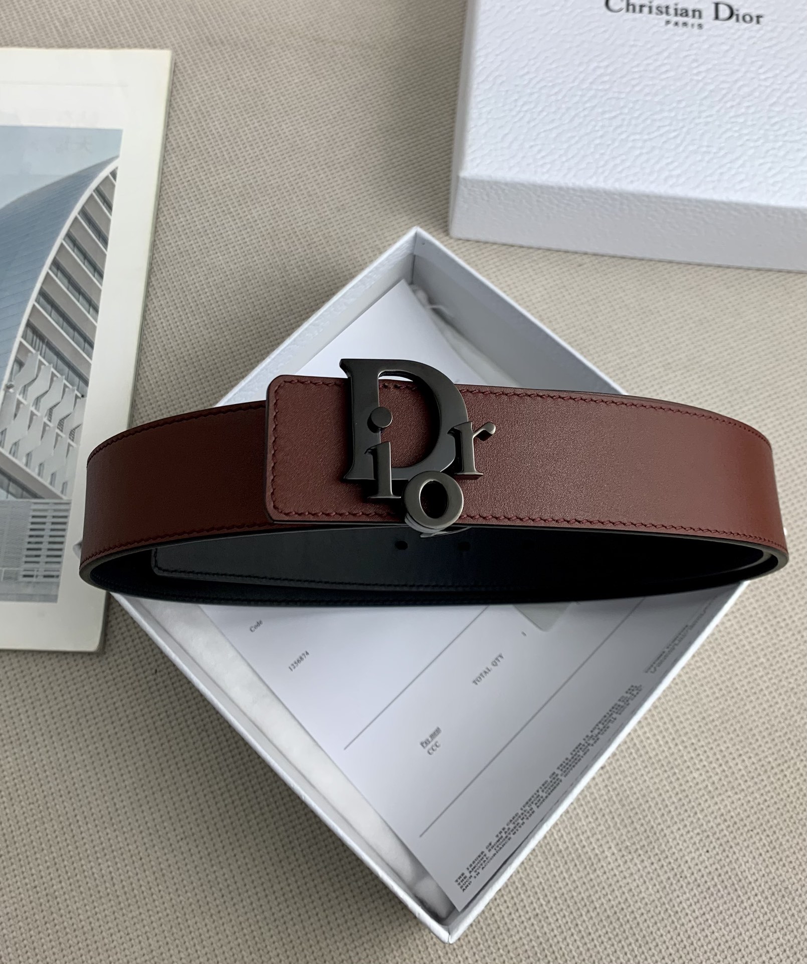 D*ior Belts Top Quality 35MM