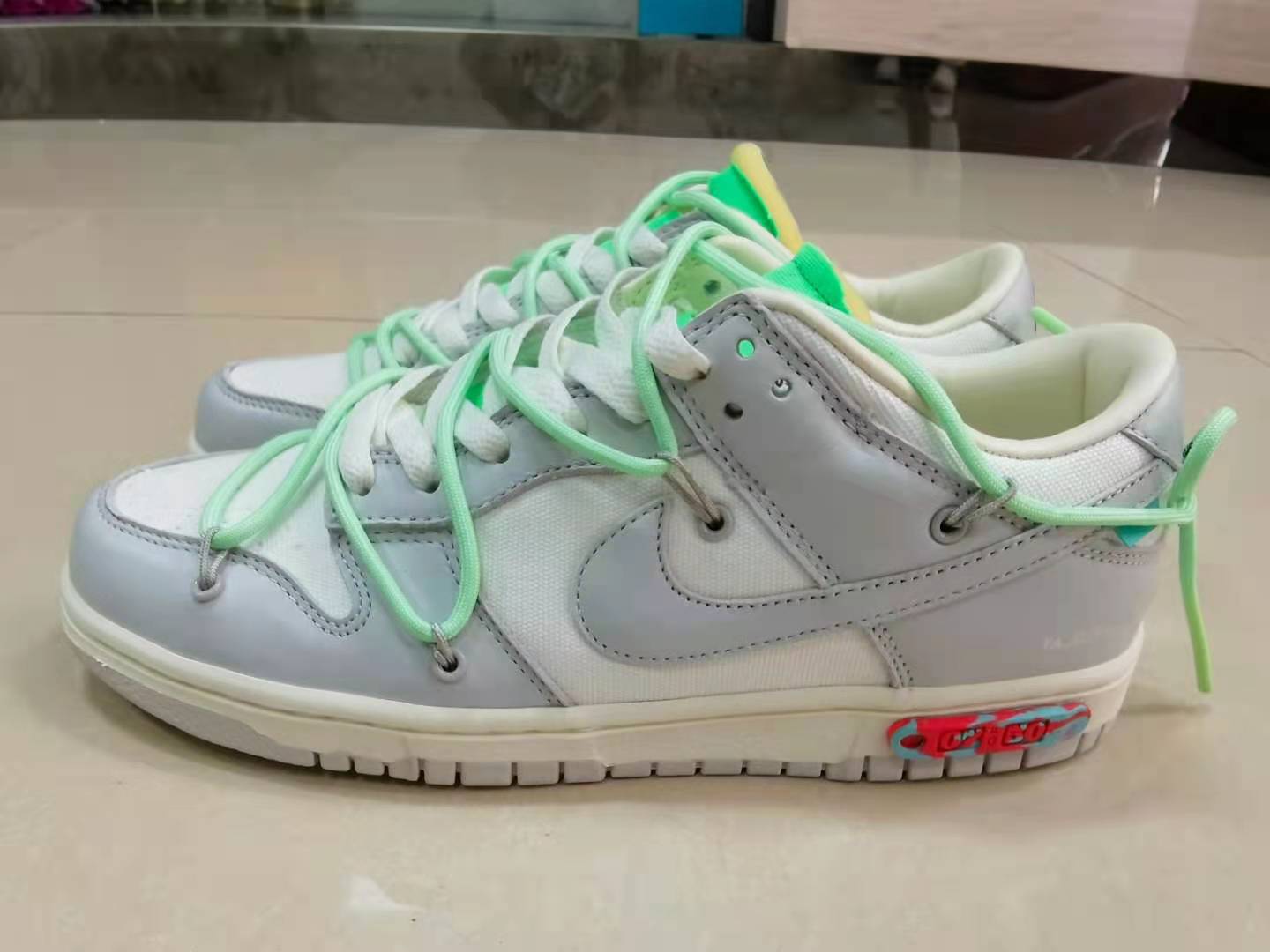 from O*ff-W*hite x Nike Dunk Low