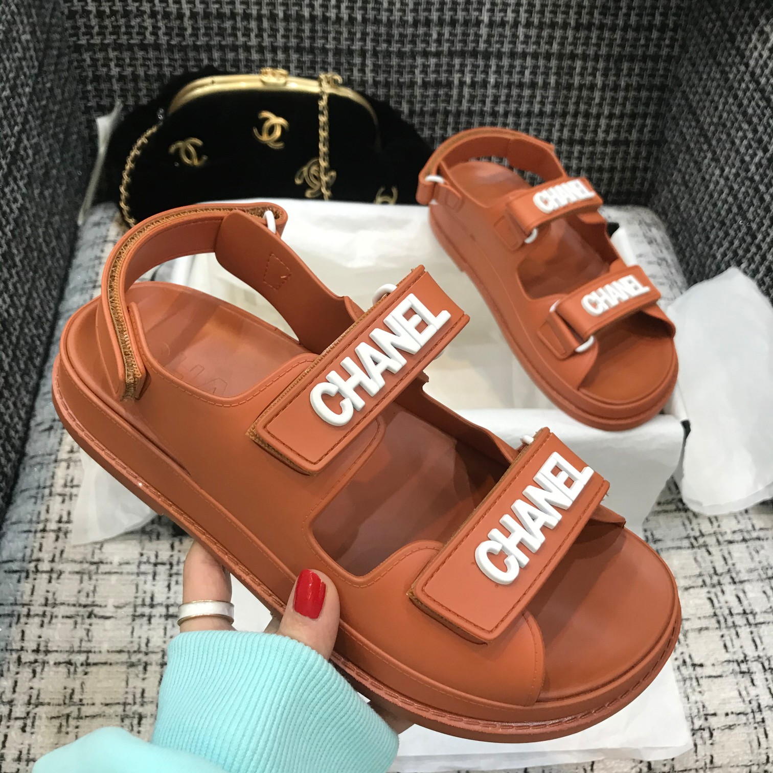 Women C*hanel Top Sandals