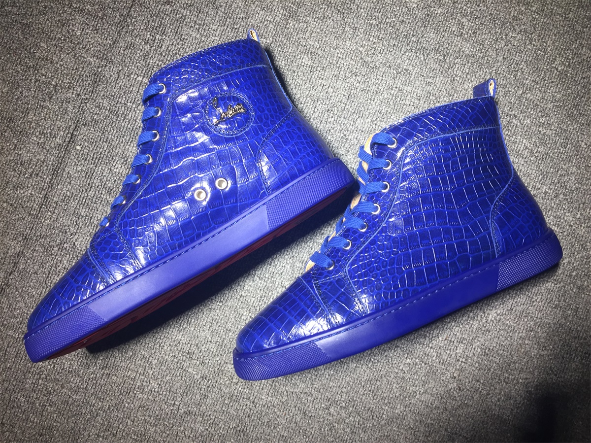 C*ristian L*uboutin Python Sneaker