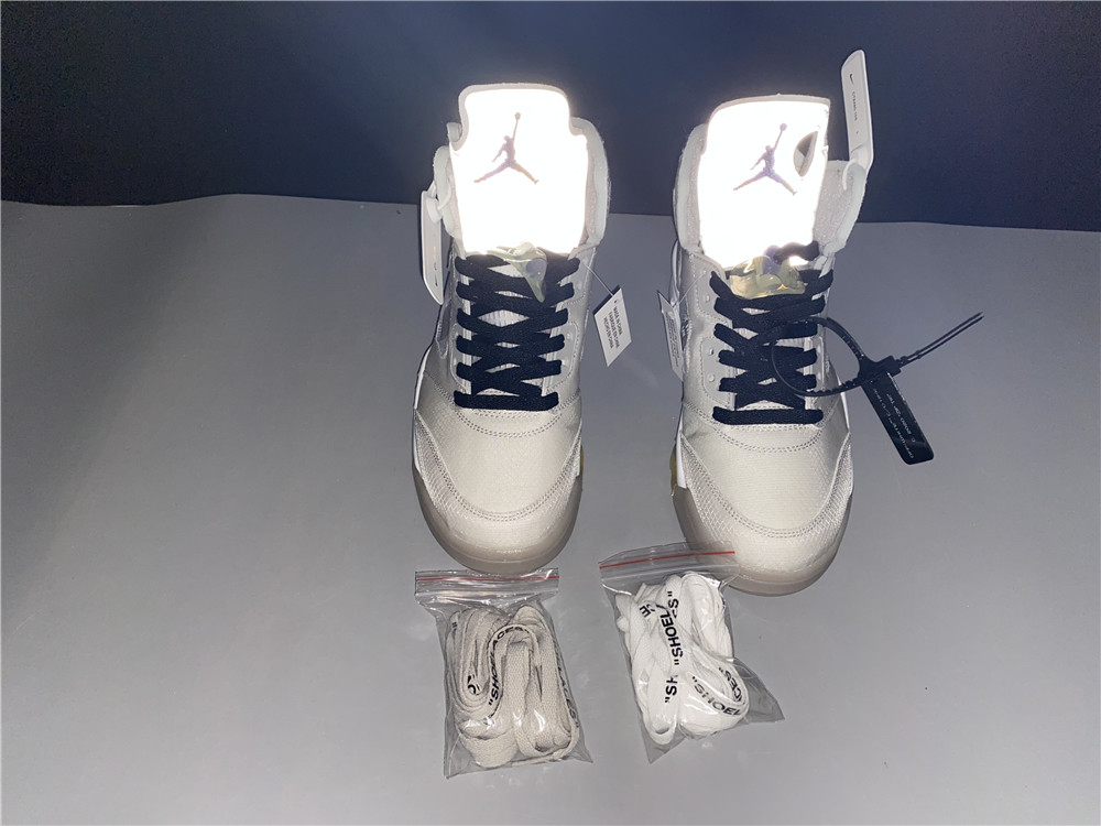 Air​ Jordan 5 x​off white ow 3M CT8480-105