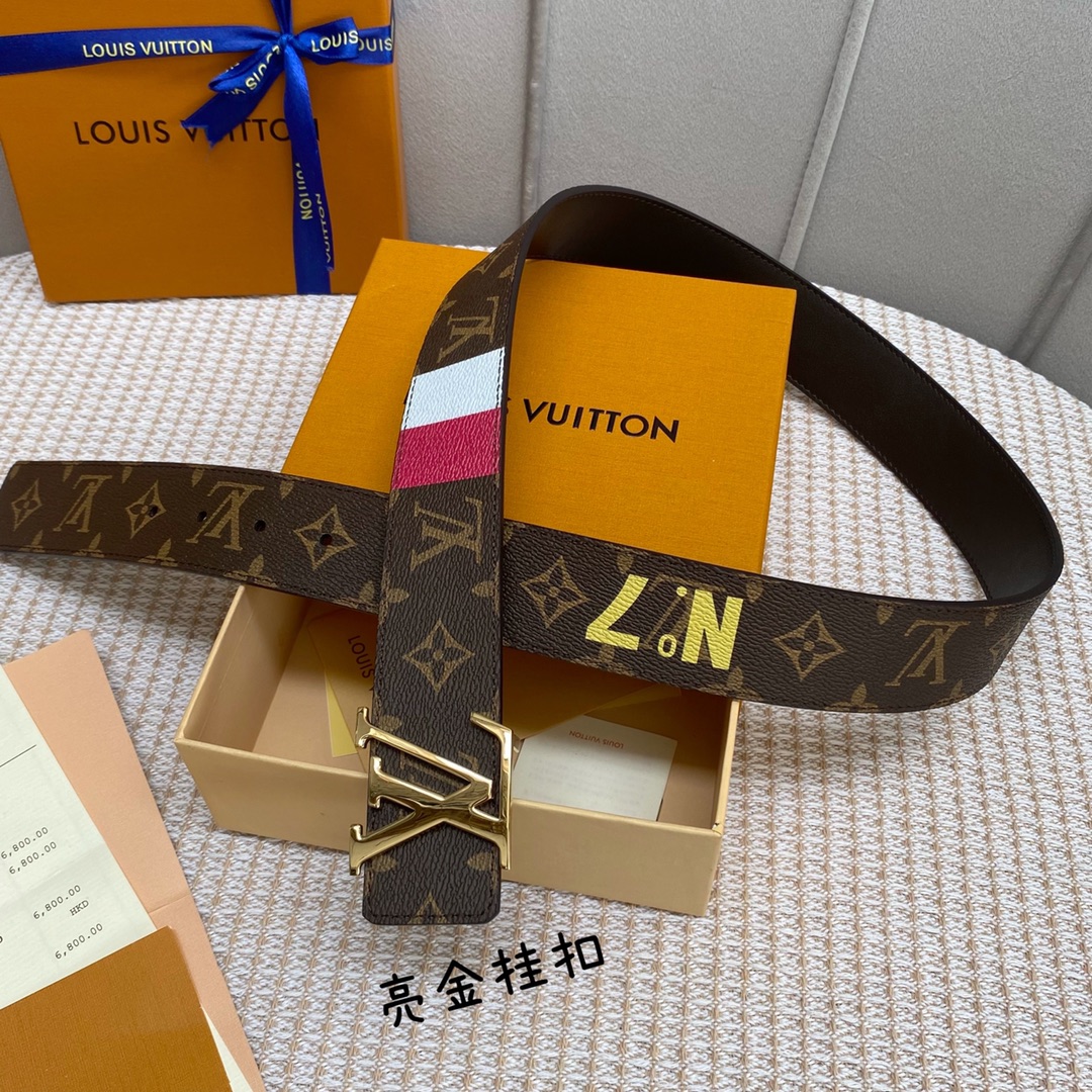 L*ouis V*uitton Belts Top Quality 40MM