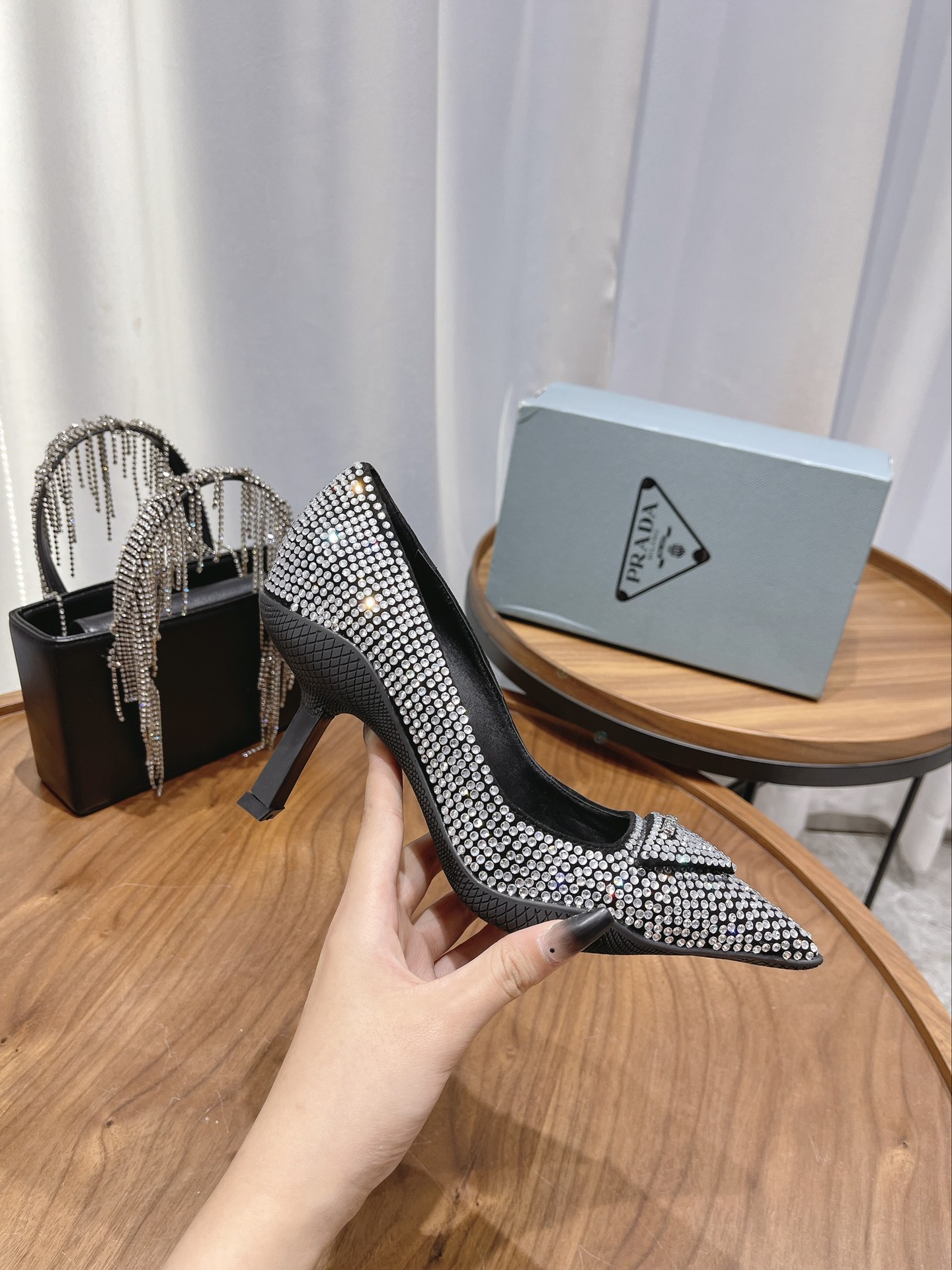 Women P*rada Top Quality Sandals