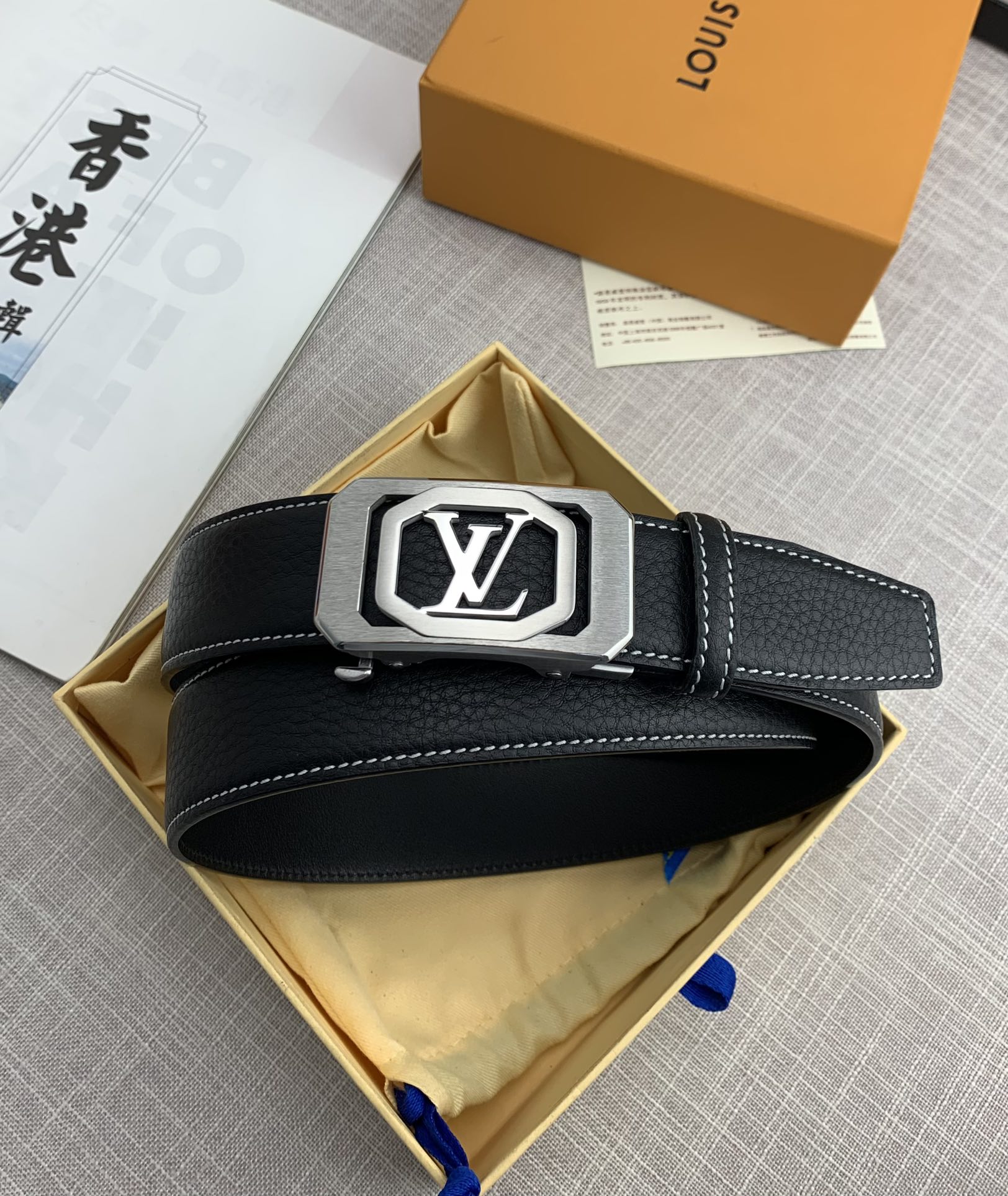 L*ouis V*uitton Belts Top Quality 35MM