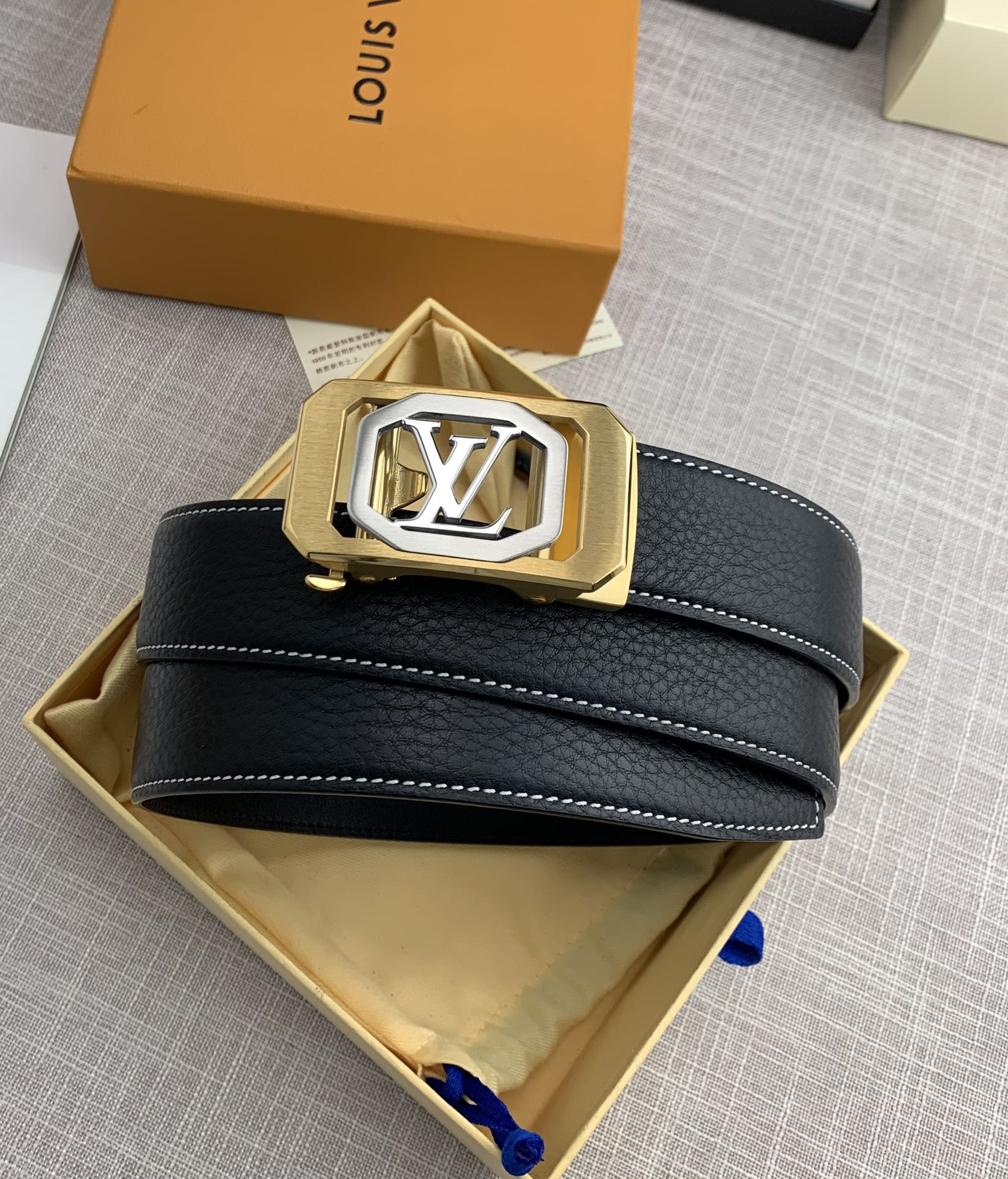 L*ouis V*uitton Belts Top Quality 35MM