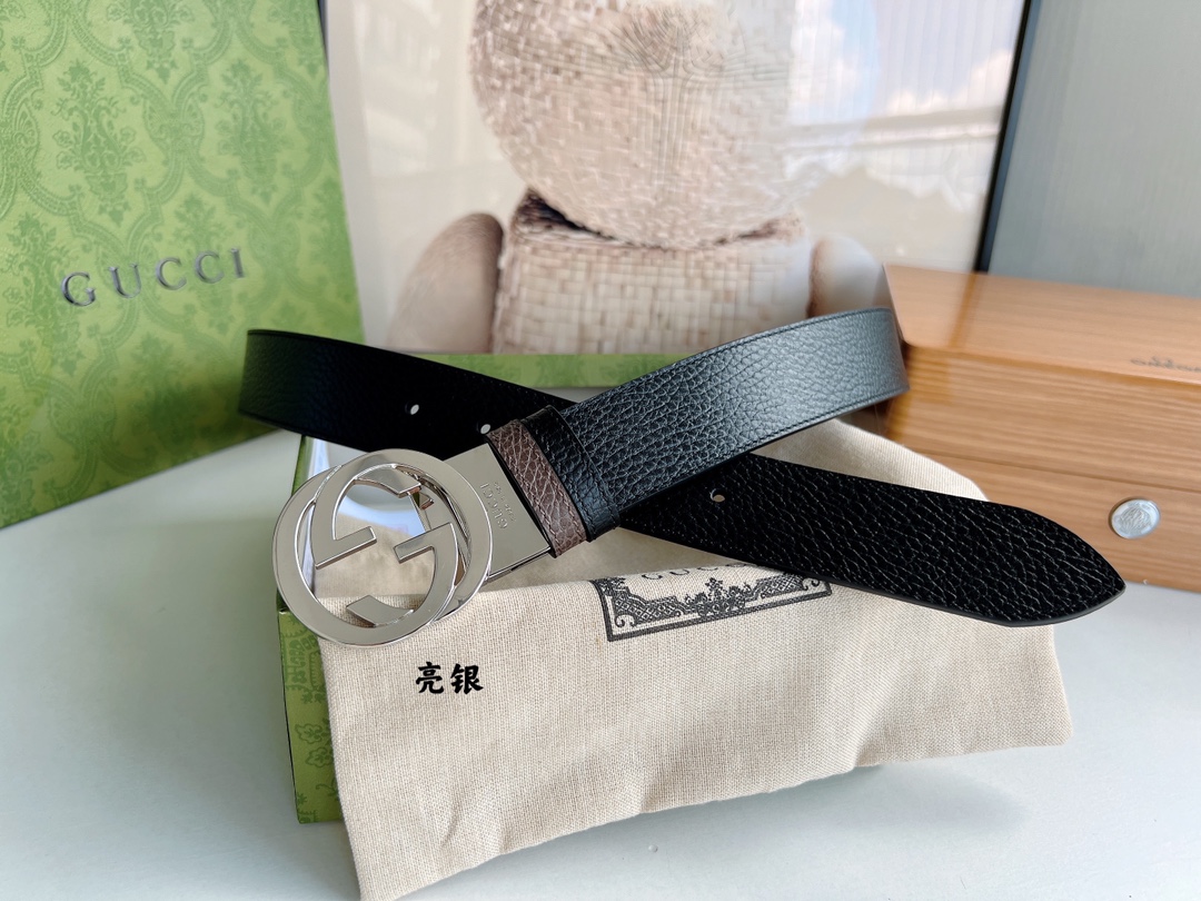 G*ucci Belts Top Quality 37MM