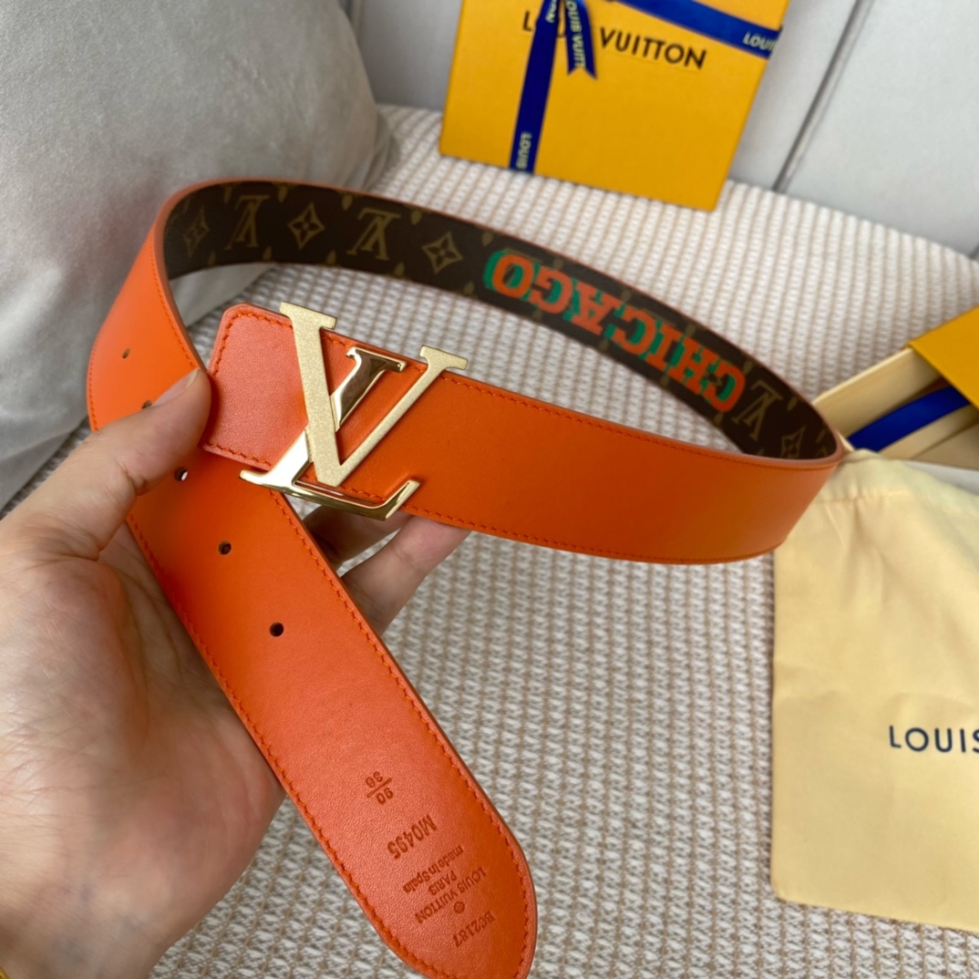 L*ouis V*uitton Belts Top Quality 40MM