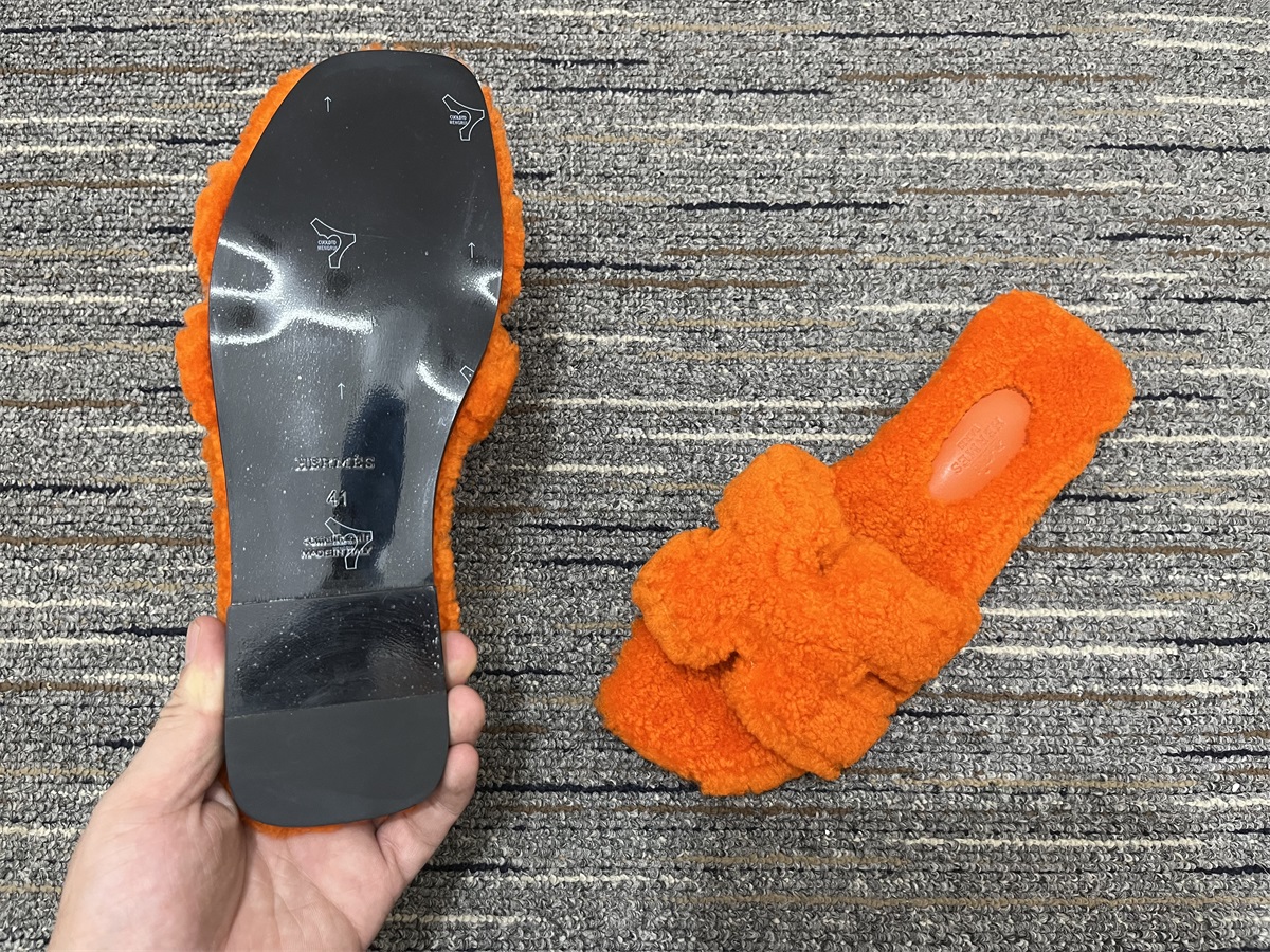 Women H*ermes Top slippers