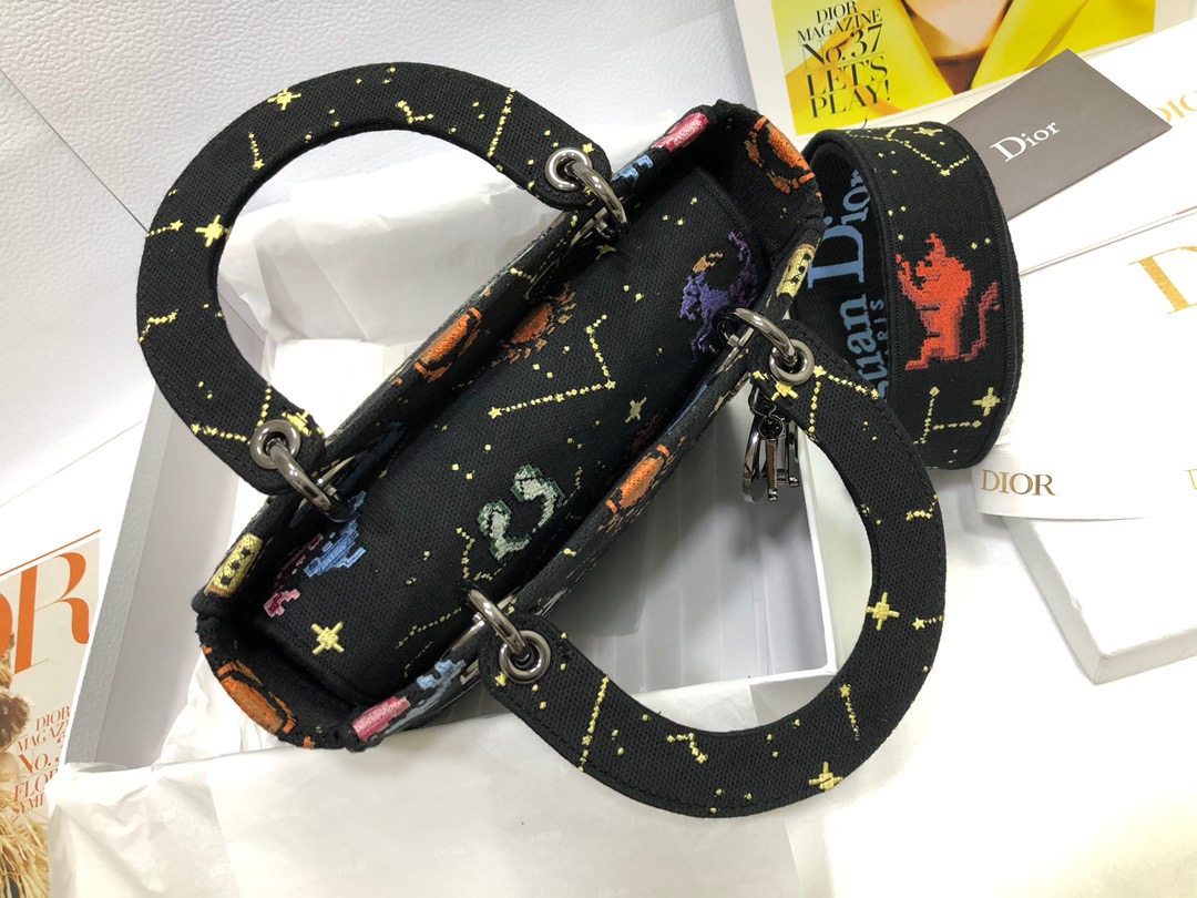 D*ior Lady D-Lite handbag Top Quality 24*11*20cm