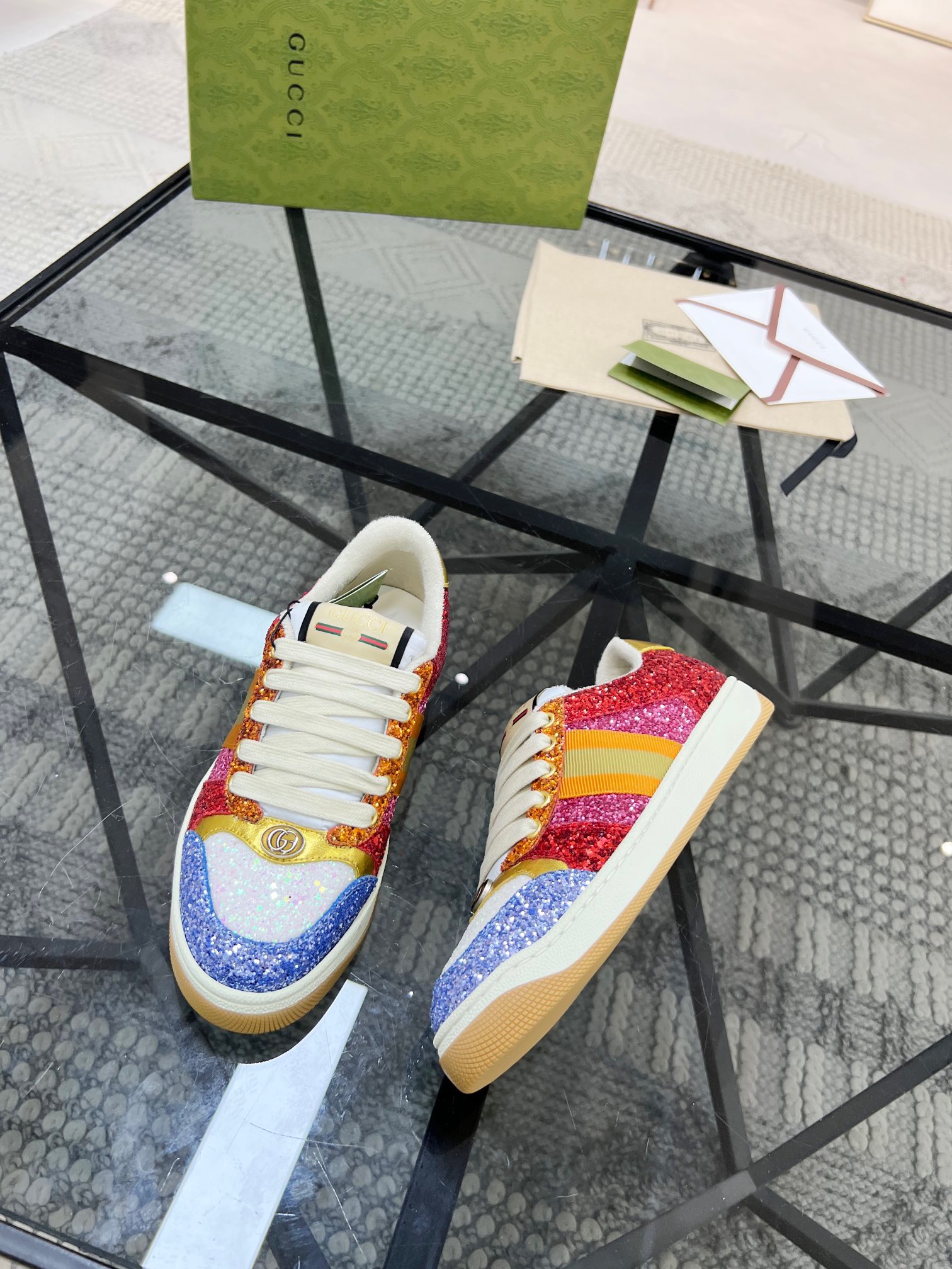 Men Women G*ucci Top Sneaker