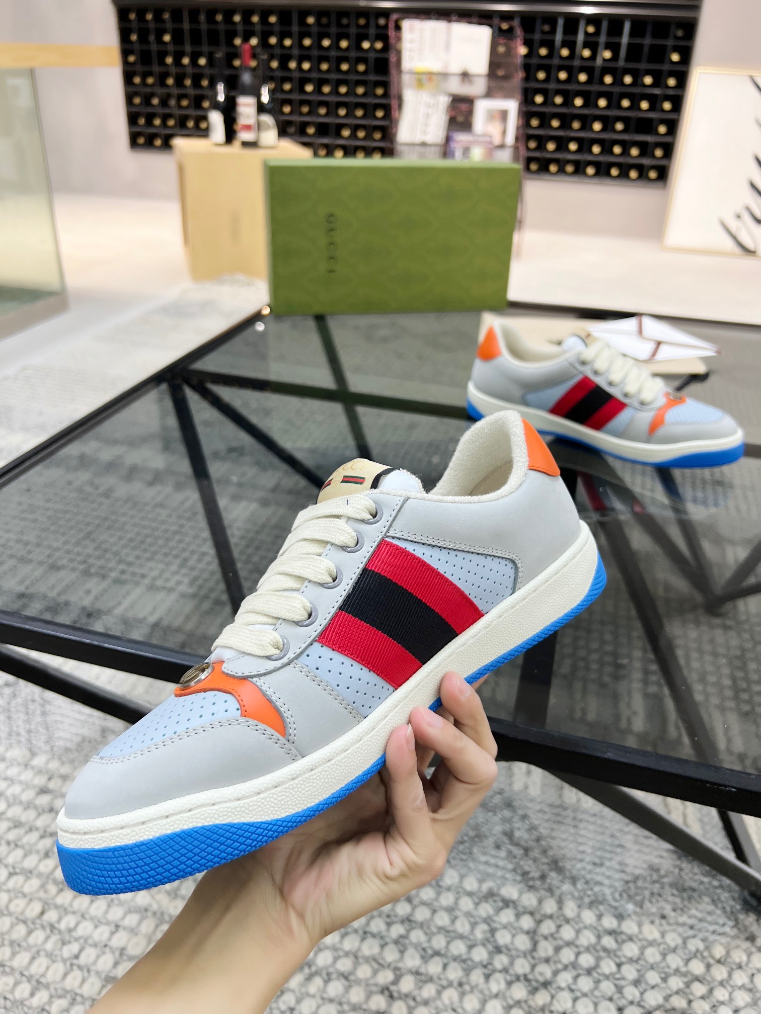 Men Women G*ucci Top Sneaker