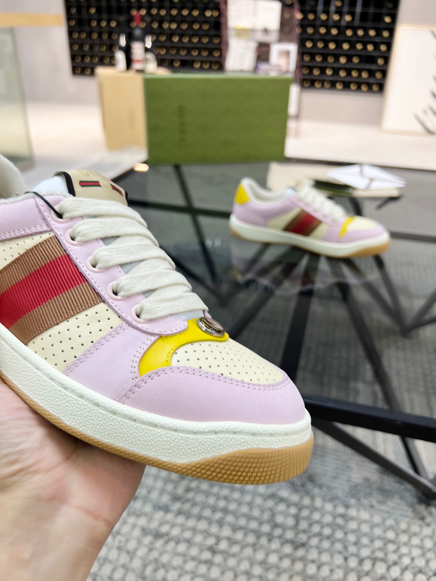 Men Women G*ucci Top Sneaker