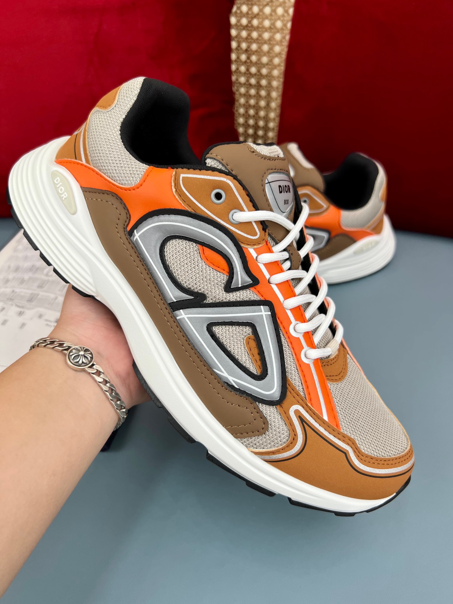 Men Women D*ior b30 Top Sneaker