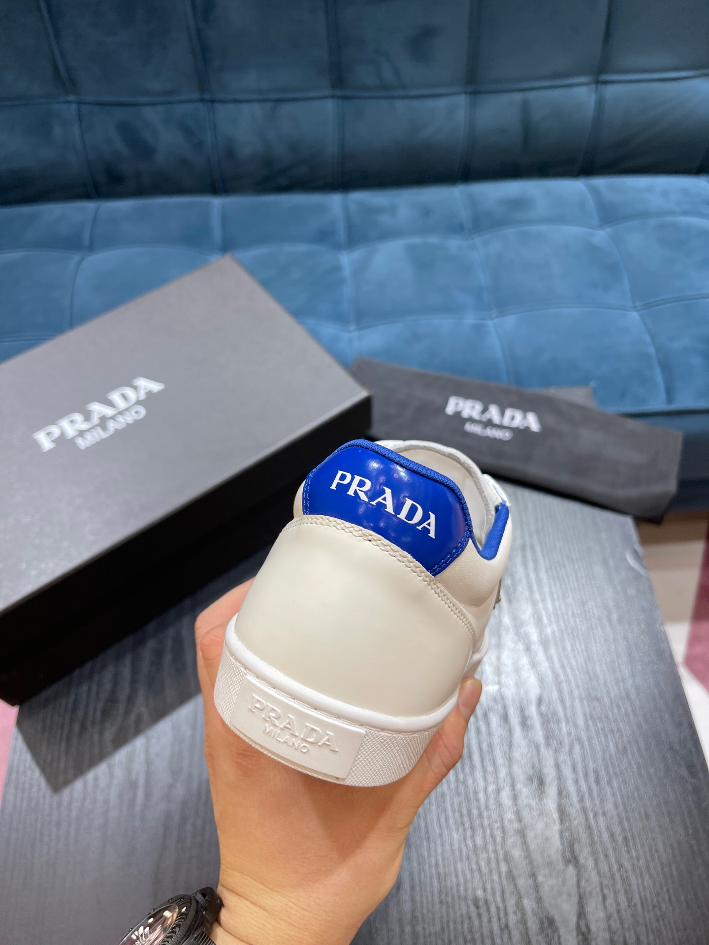 Men P*rada Top Sneaker