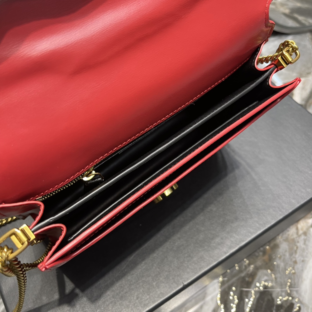 Y*SL Top Bag 22*16.5*5.5cm