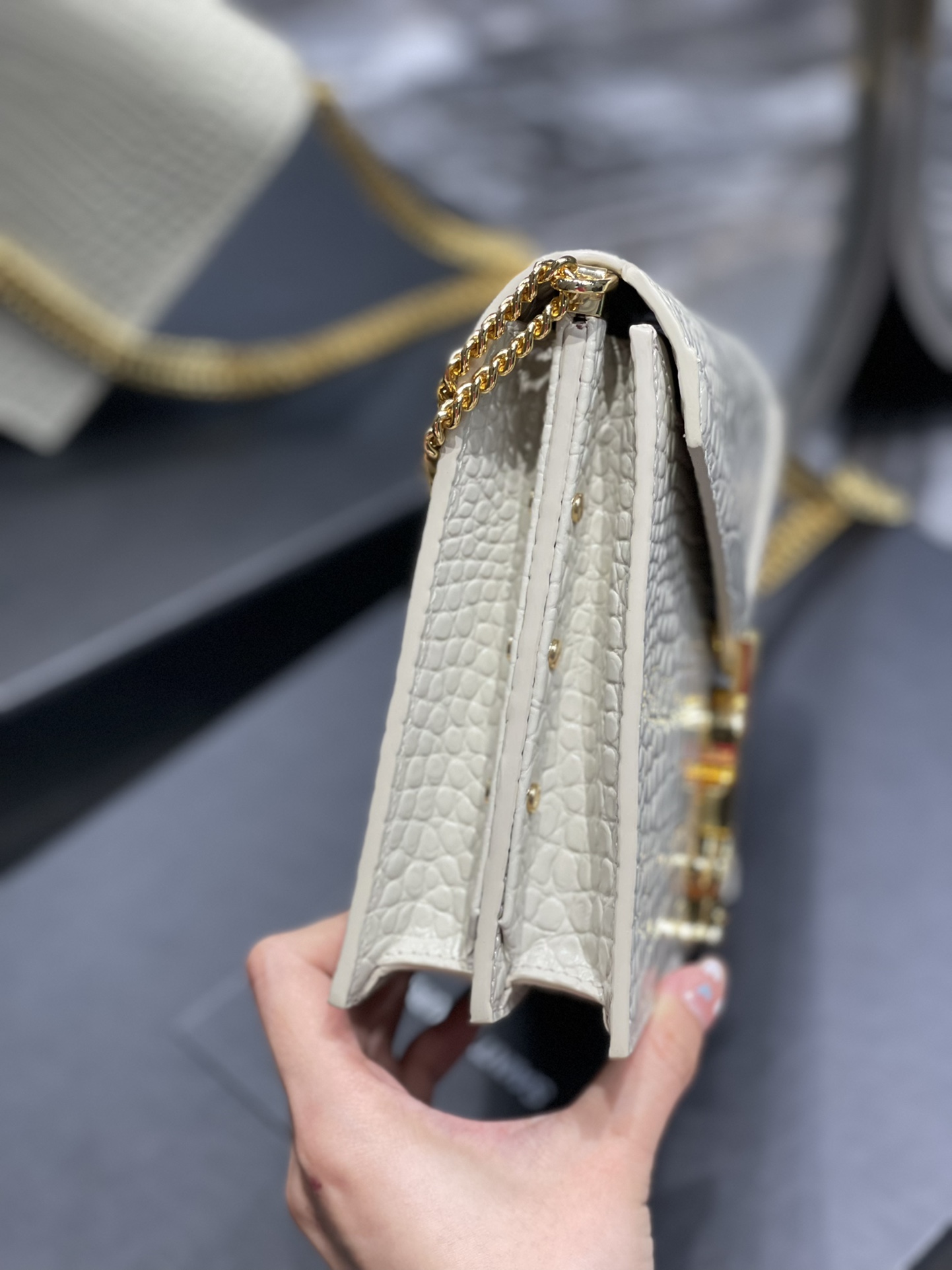 Y*SL Top Bag 22*16.5*5.5cm