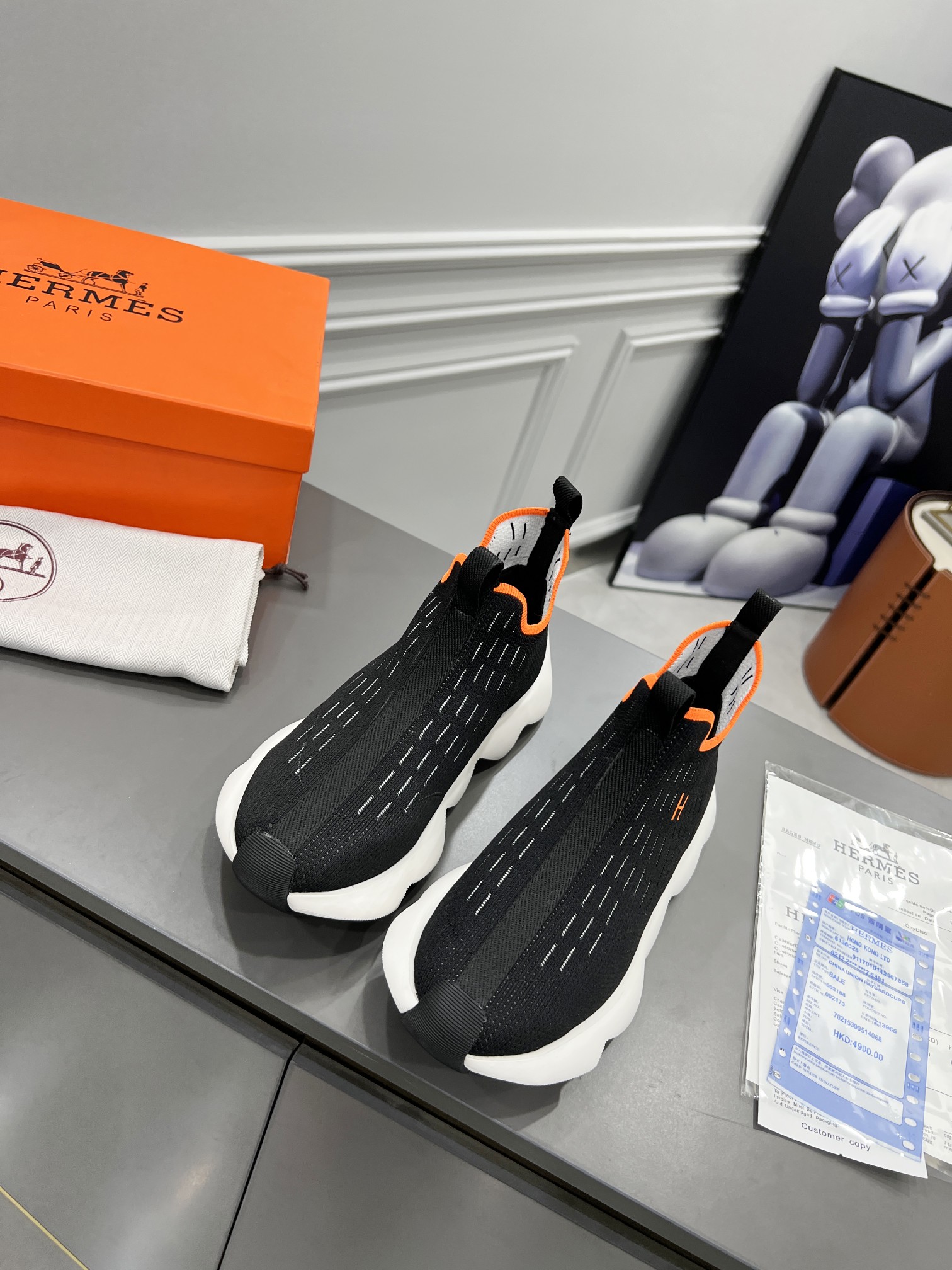 Women H*ermes Top Sneaker