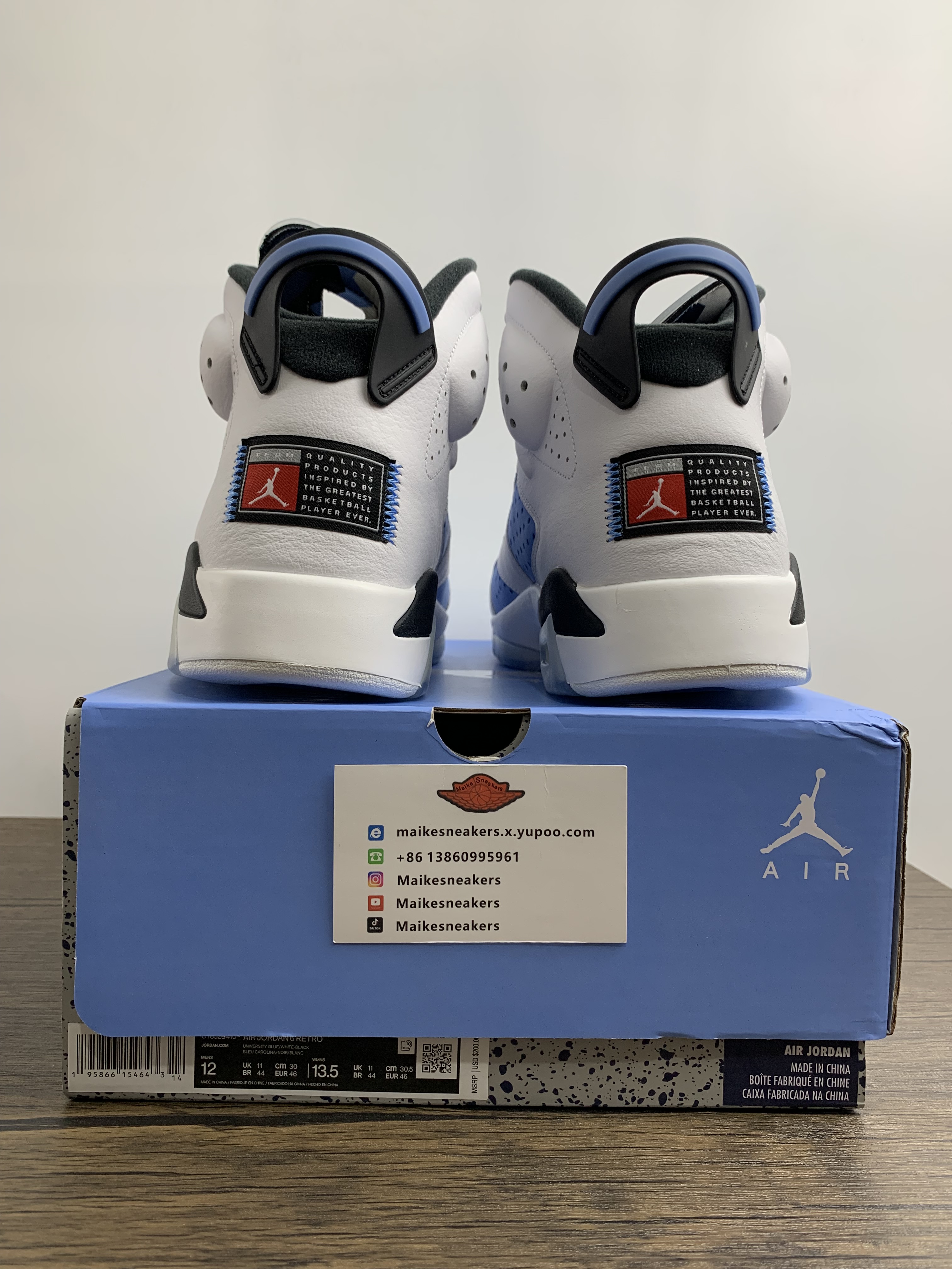 Air Jordan 6 UNC CT8529-410