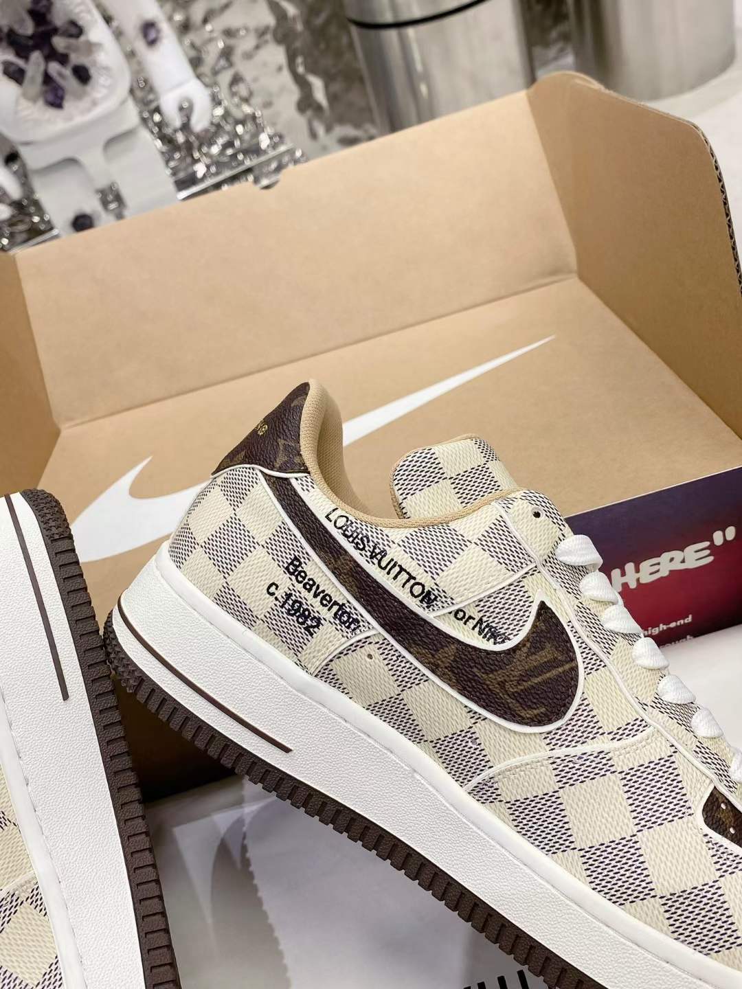 from Men Women L*ouis V*uitton x NIKE Air force1 22ss