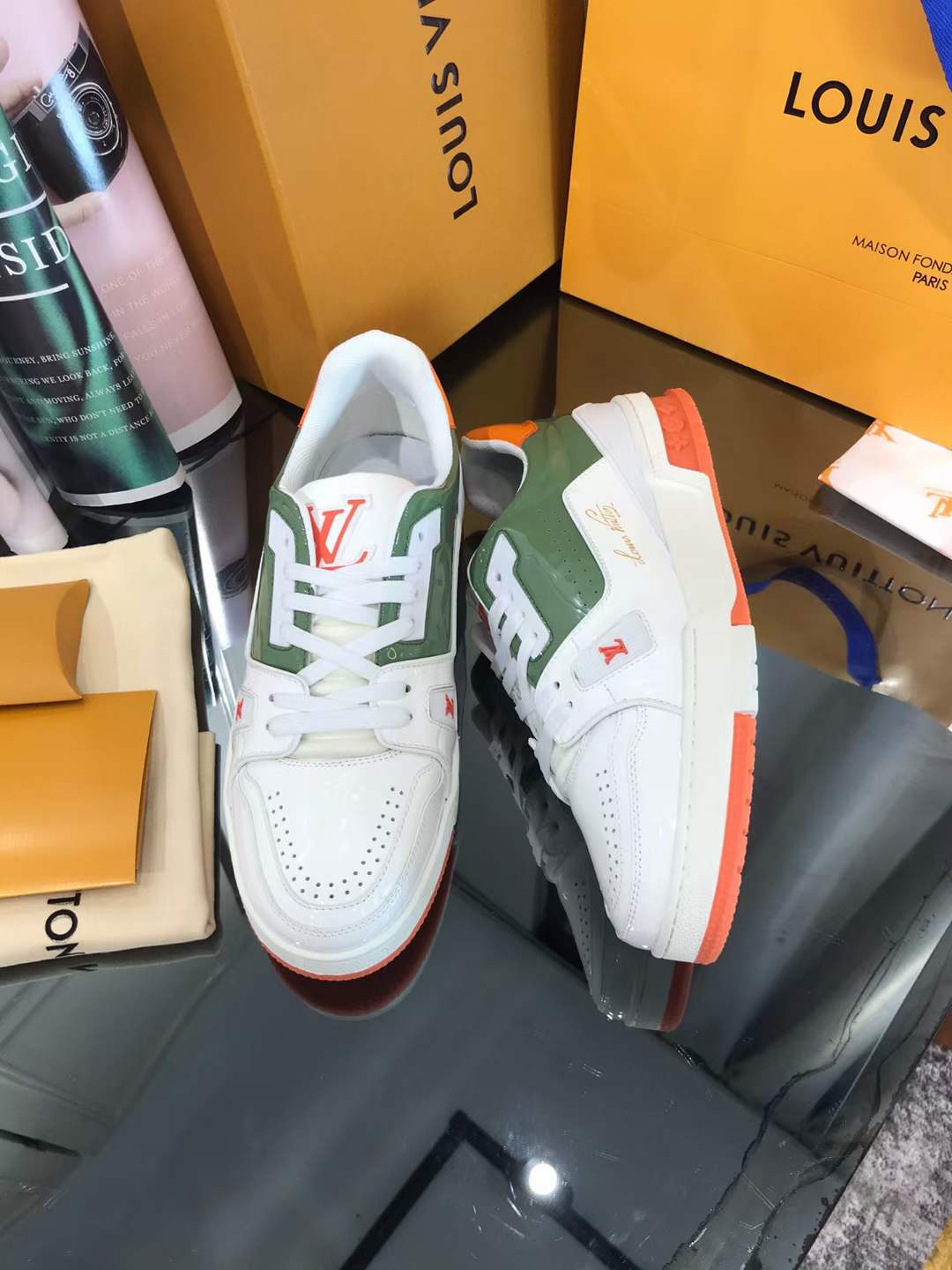 Men Women L*ouis V*uitton Top Sneakers