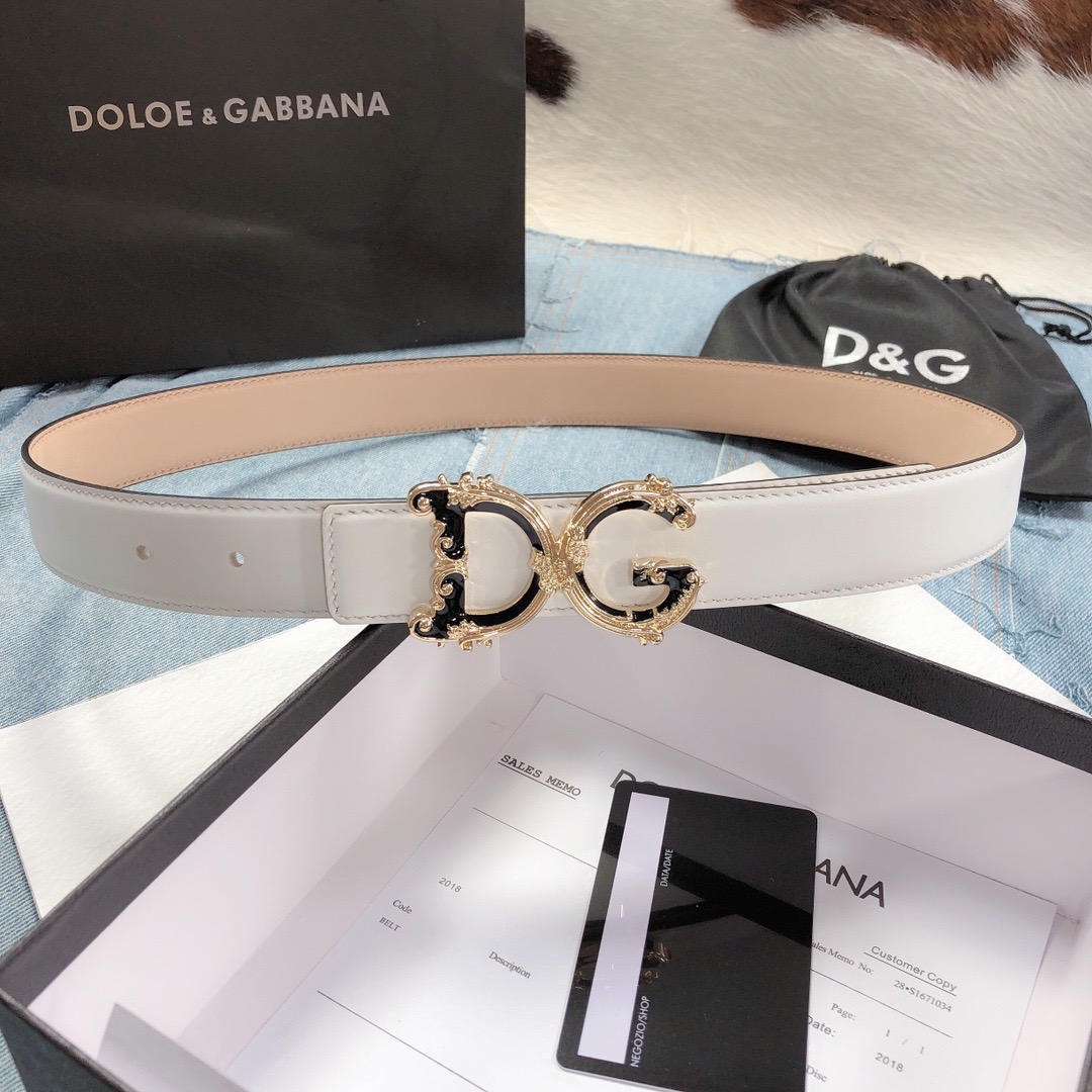 D&G Belts 30MM Maikesneakers