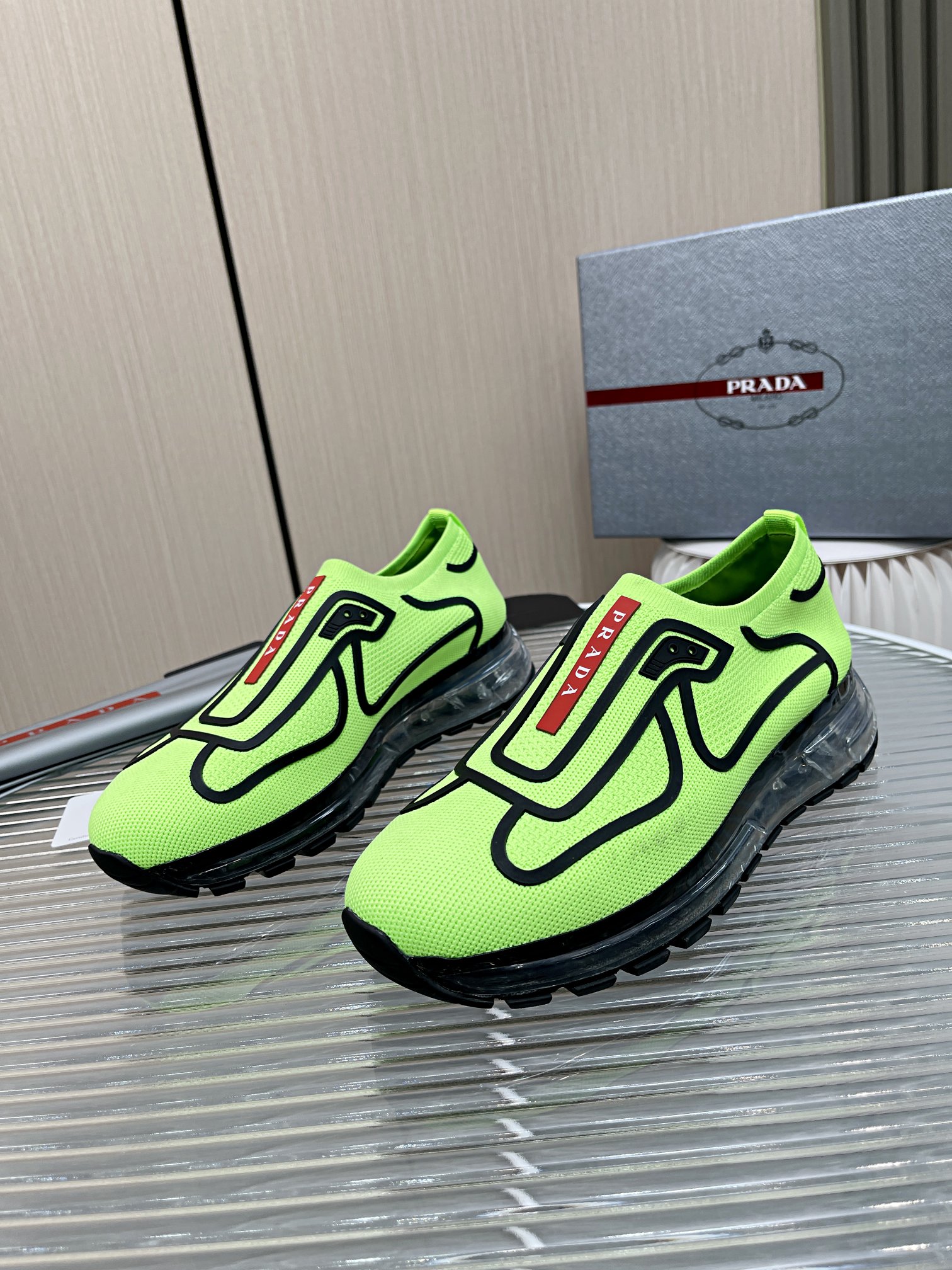 Men P*rada Top Sneaker ( )