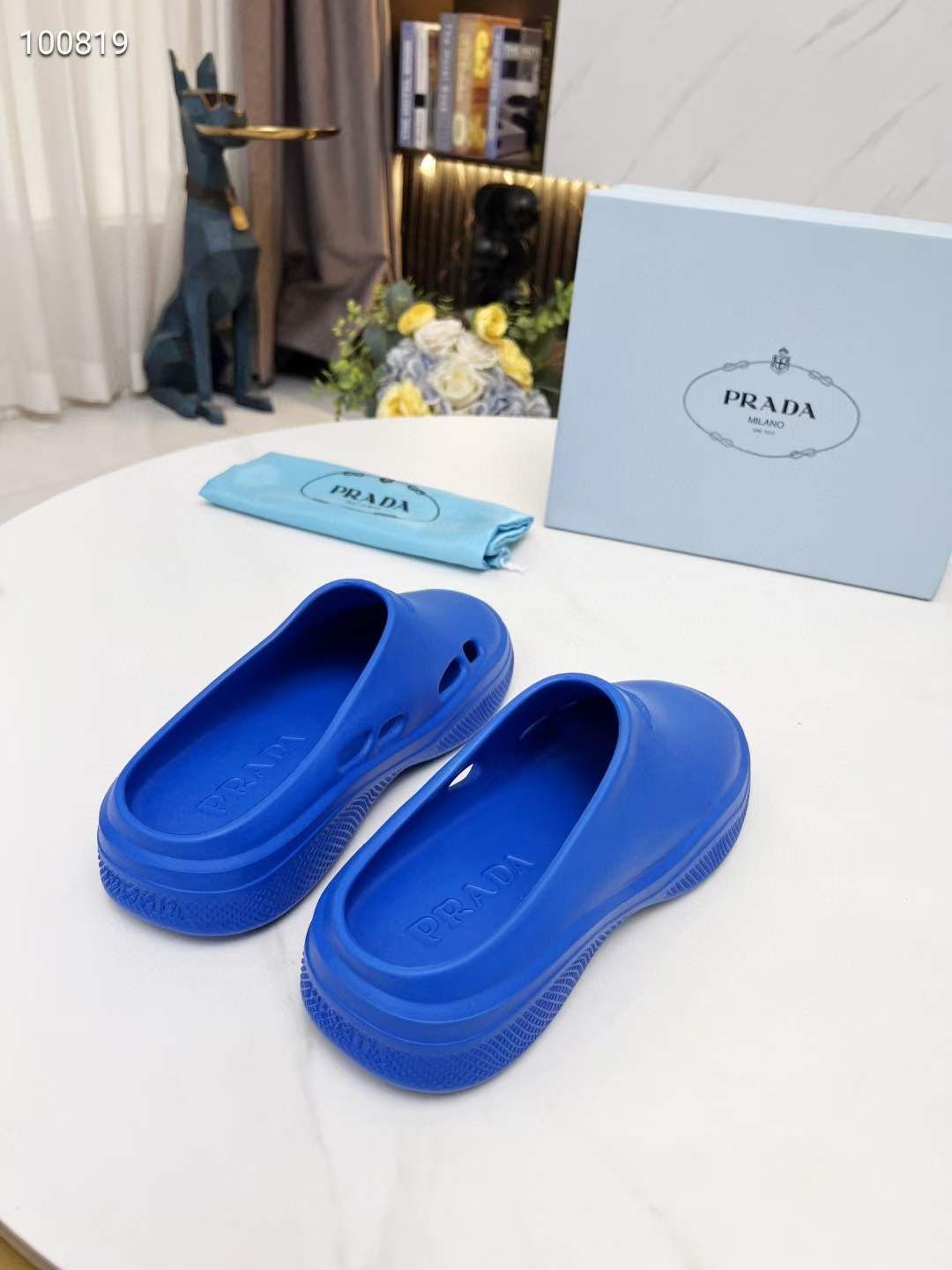 Men Women P*rada Top Slippers ( )