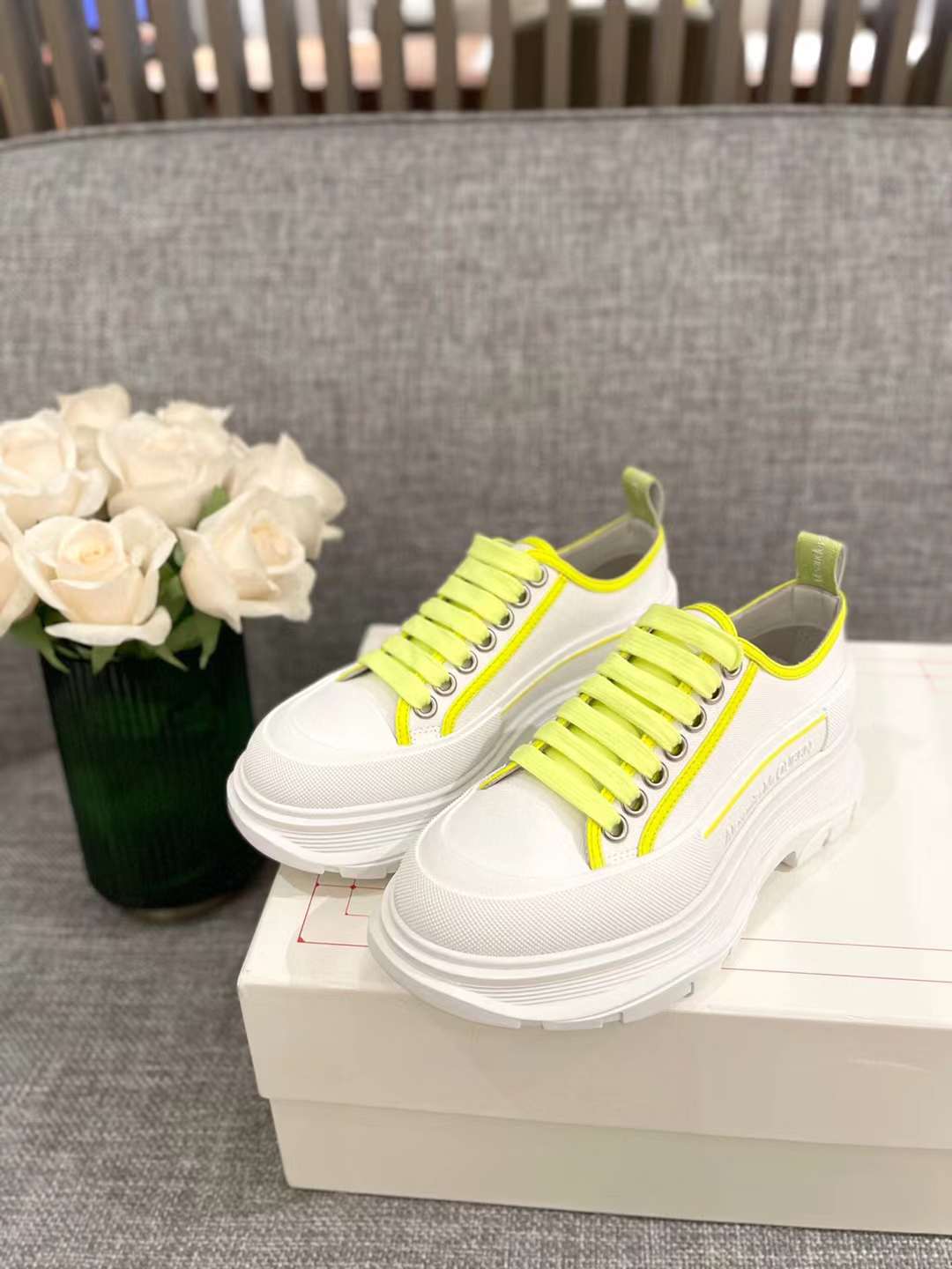 Men Women A*lexander M*cqueen Top Sneaker ( )