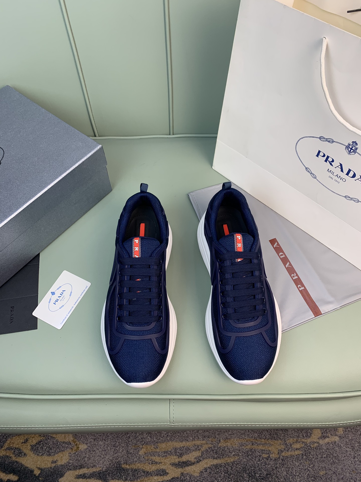 Men P*rada Top Sneaker ( )