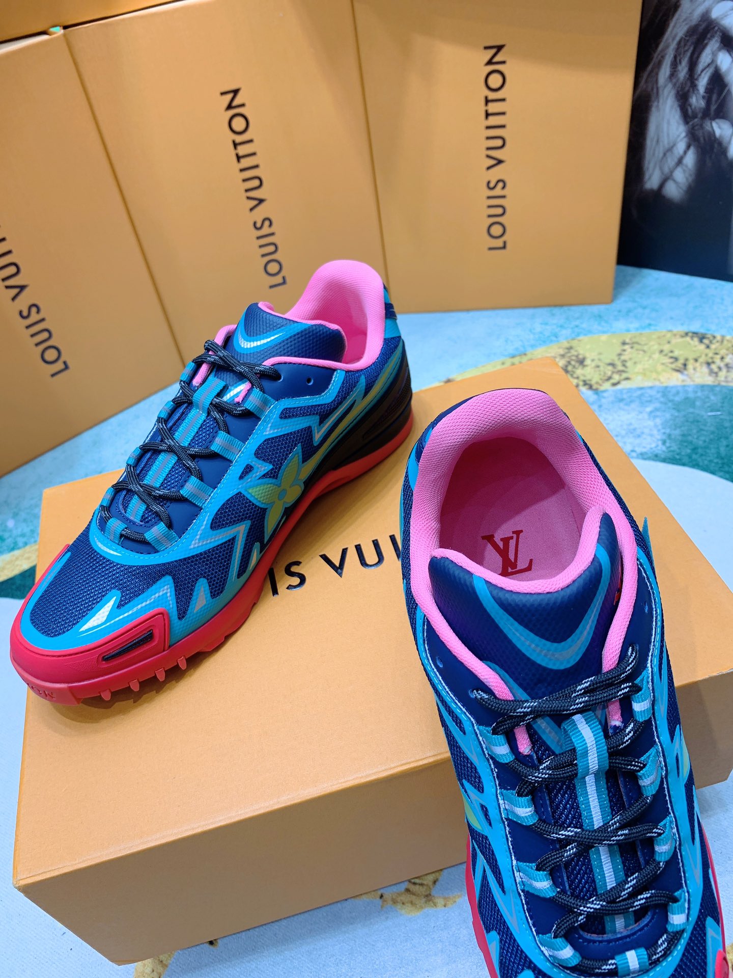 Men Women L*ouis V*uitton Top Sneaker Maikesneakers