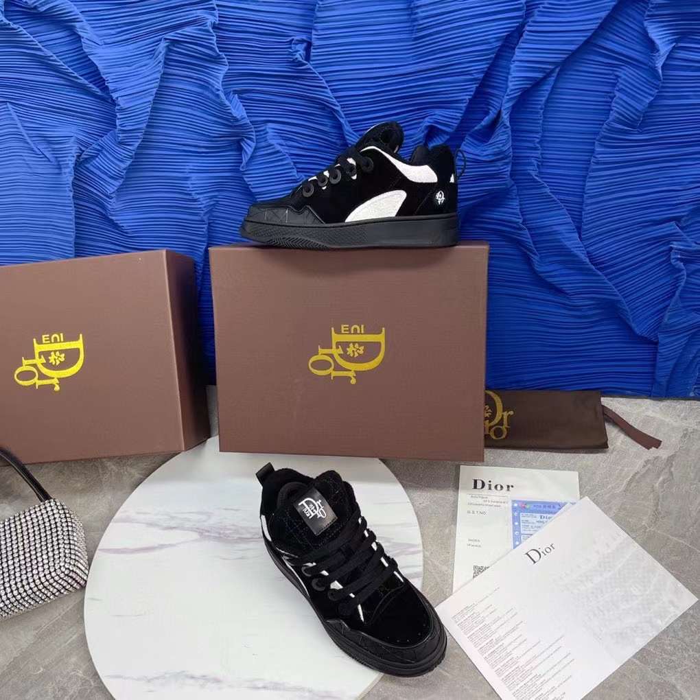 Men Women C*hristian D*ior x E*RL Sneakers Maikesneakers