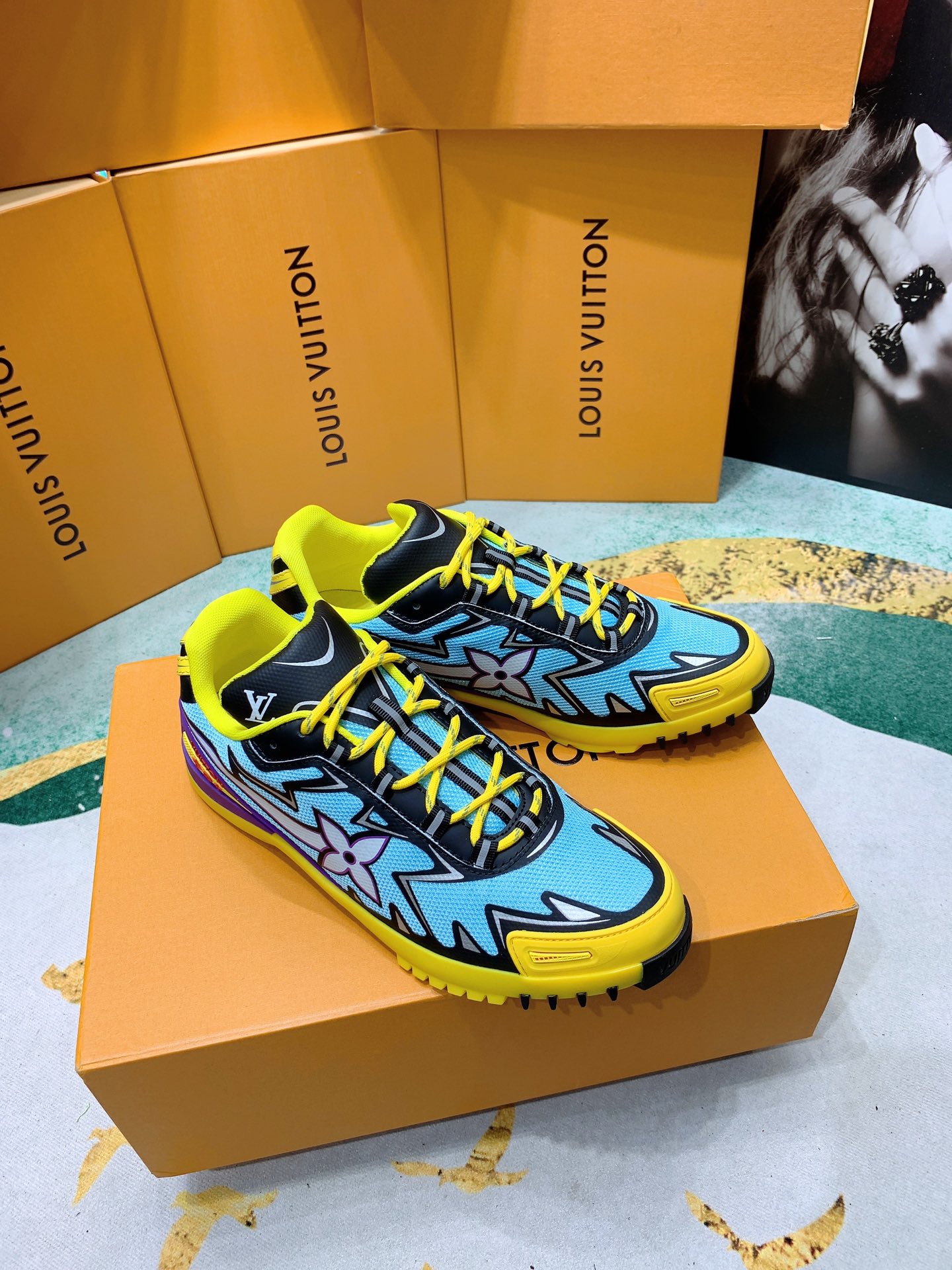 Men Women L*ouis V*uitton Top Sneaker Maikesneakers