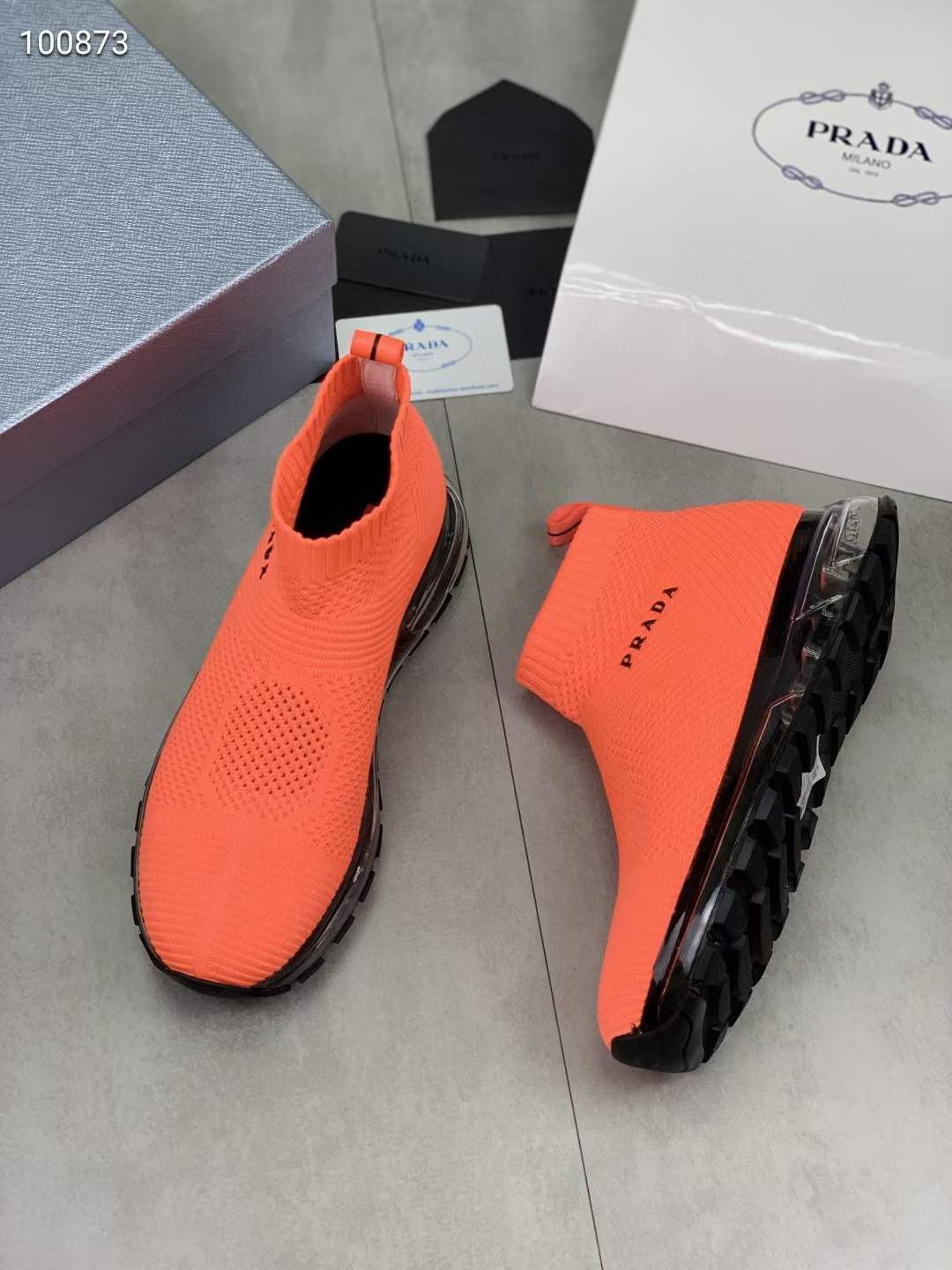 Men P*rada Top Sneakers