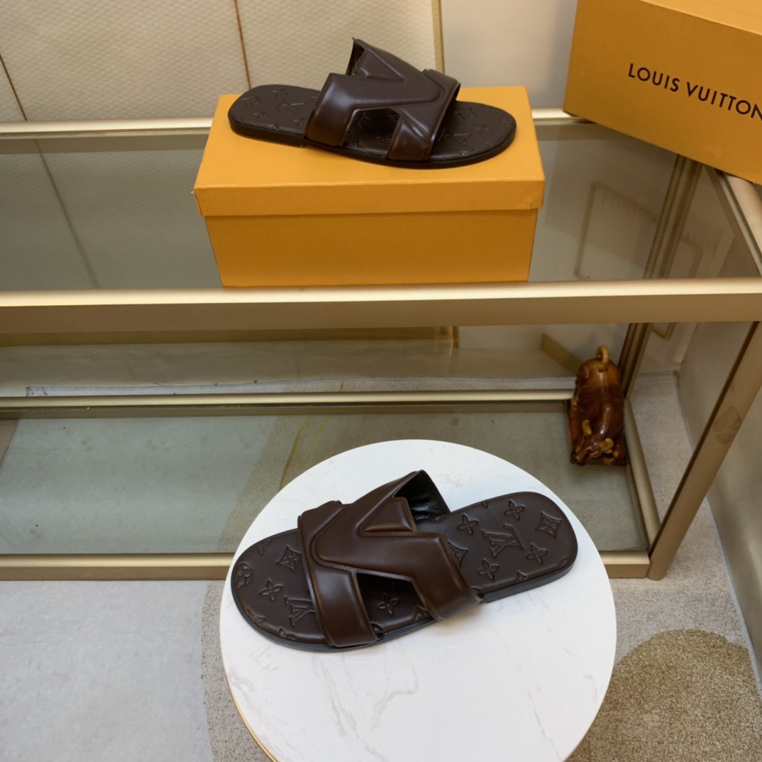 Men Women H*ermes Top Sandals