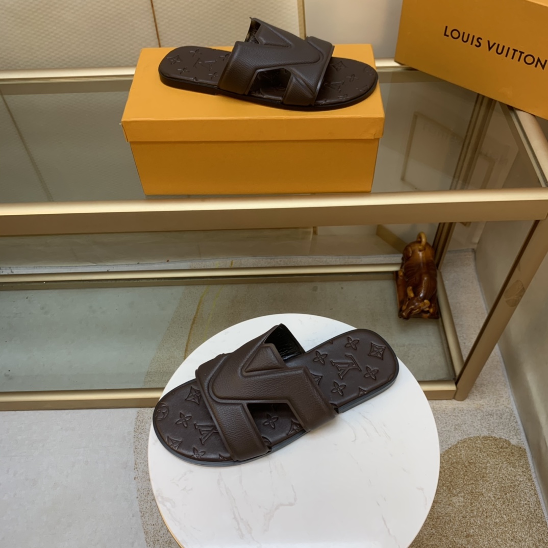 Men Women H*ermes Top Sandals