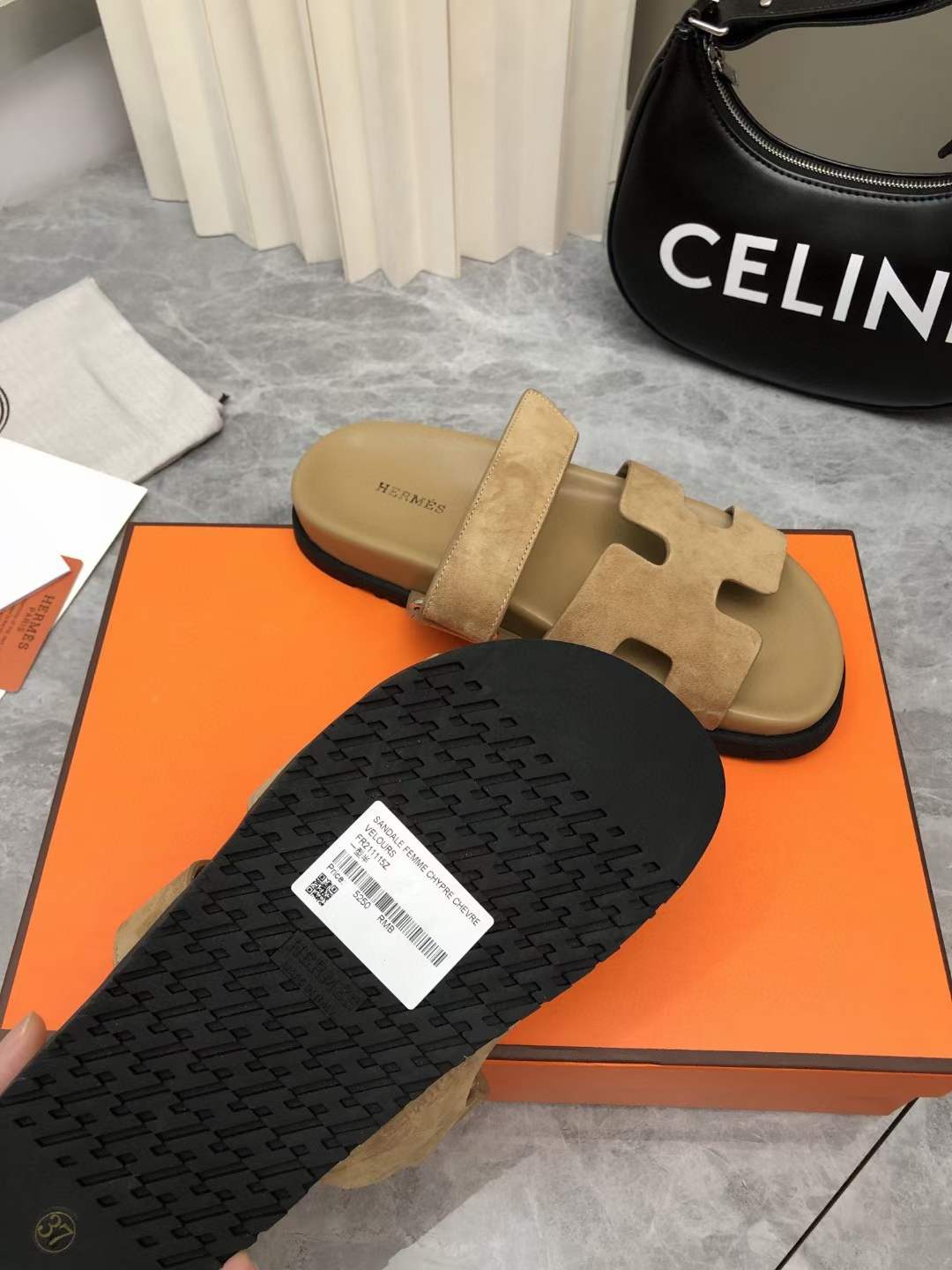 Men Women H*ermes Top Sandals