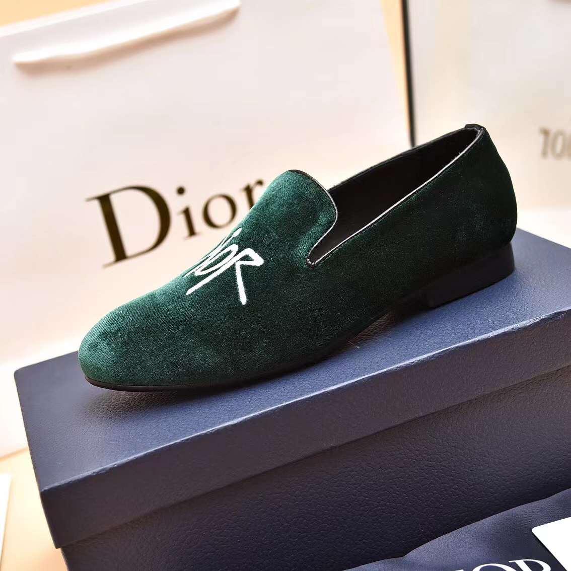 Men D*ior Top Sneaker（）