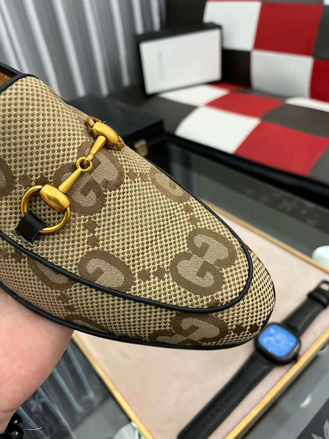 Men G*ucci Top Sneaker