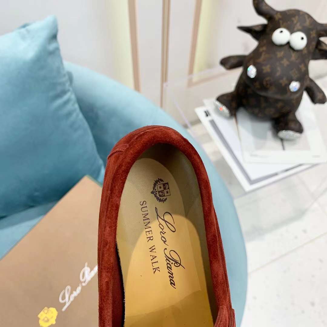 Men Women L*oro P*iana Top Loafer （）