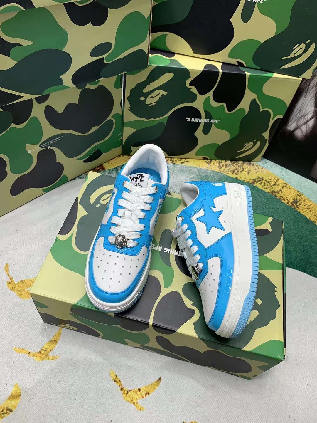 Men Women B*ape sta low Top Sneaker