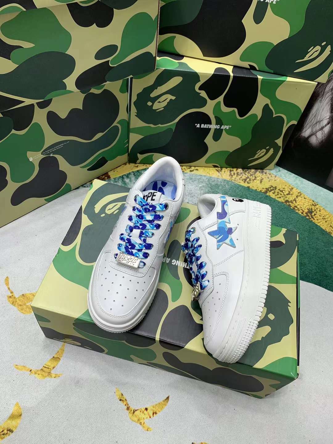 Men Women B*ape sta low Top Sneaker