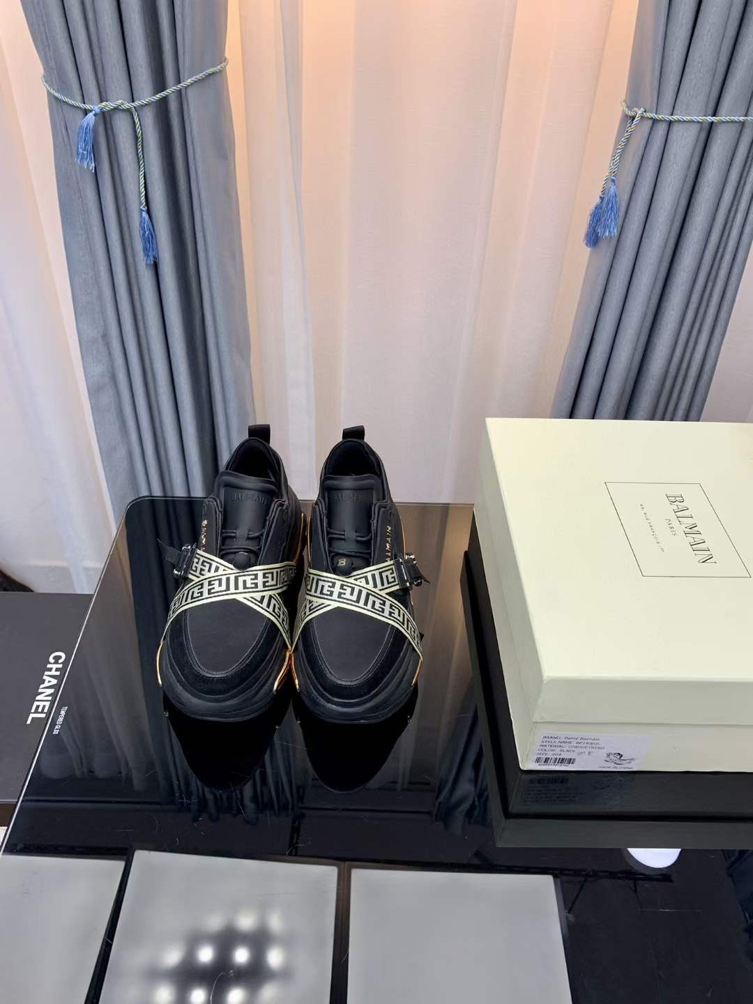 Men Women B*almain Top Sneakers