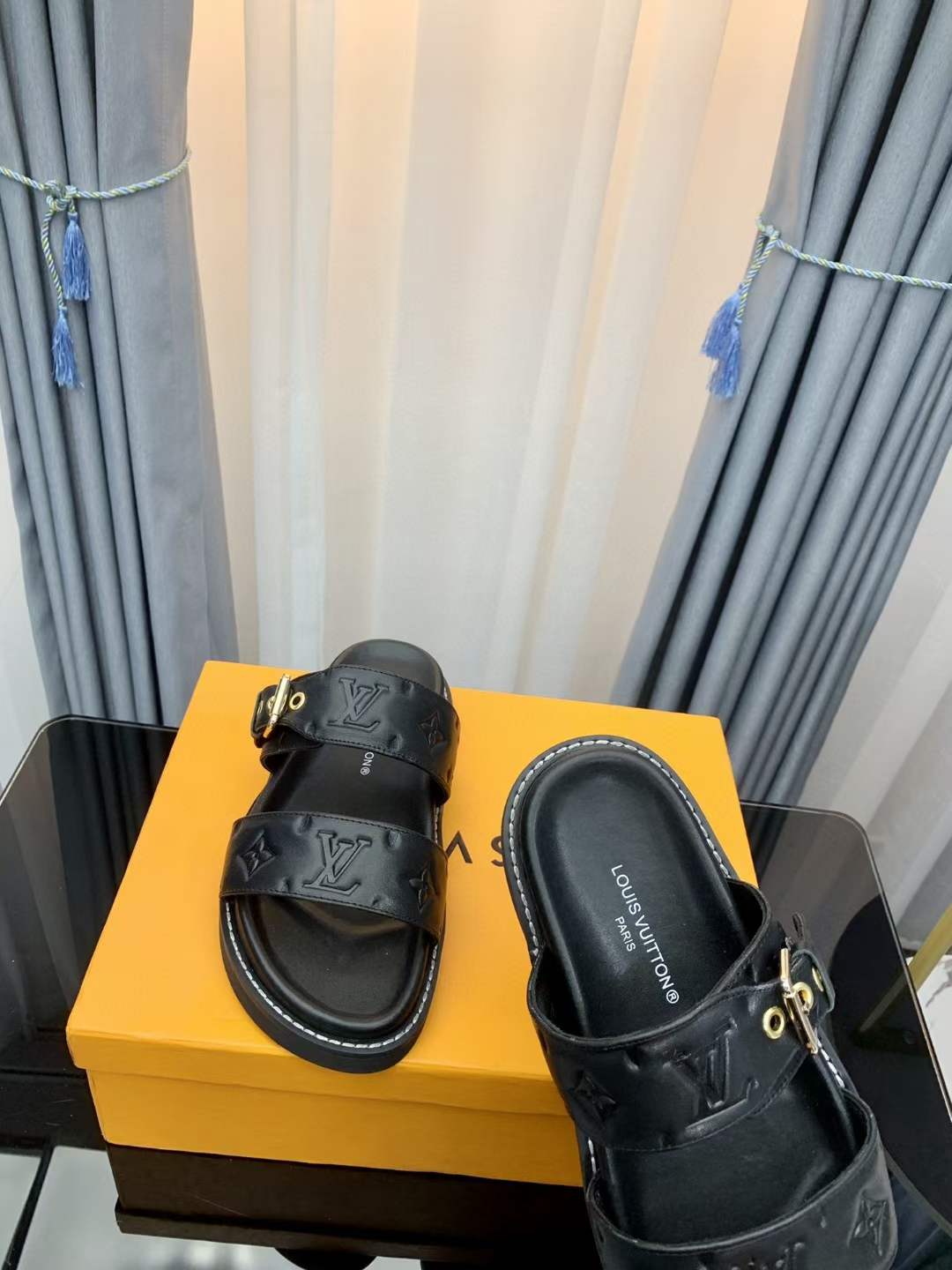 Women Men L*ouis V*uitton Top Slippers