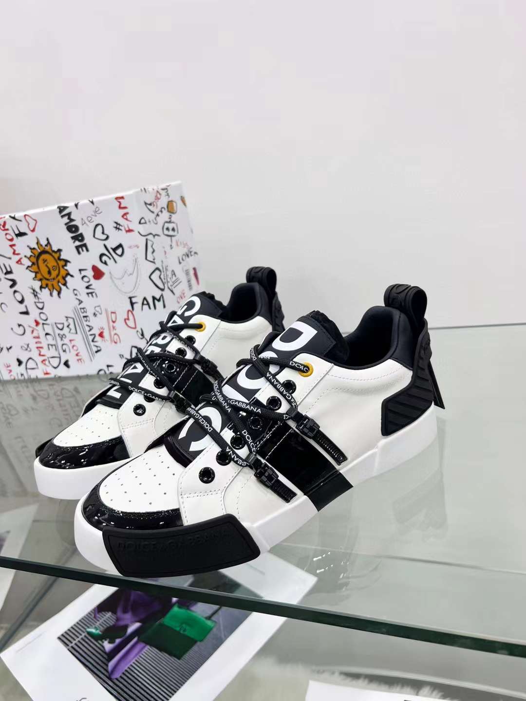 Men Women D*G Top Sneakers