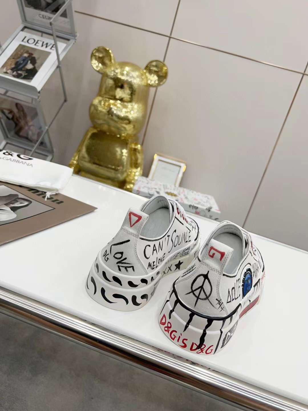 Men Women D*G Top Sneakers