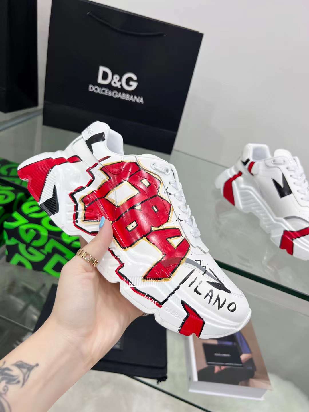 Men Women D*G Top Sneakers